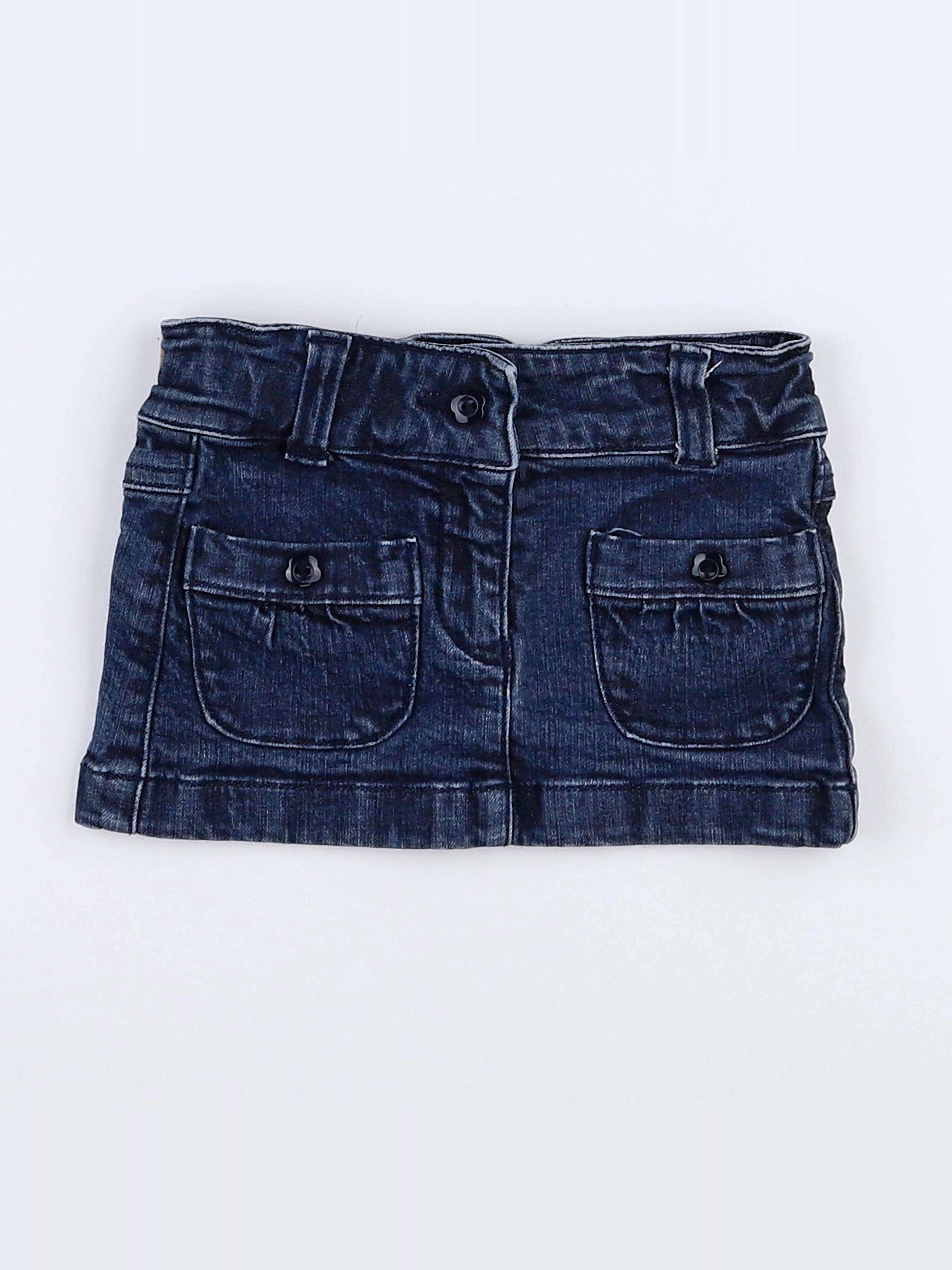 Vertbaudet - jupe bleu - 2 ans