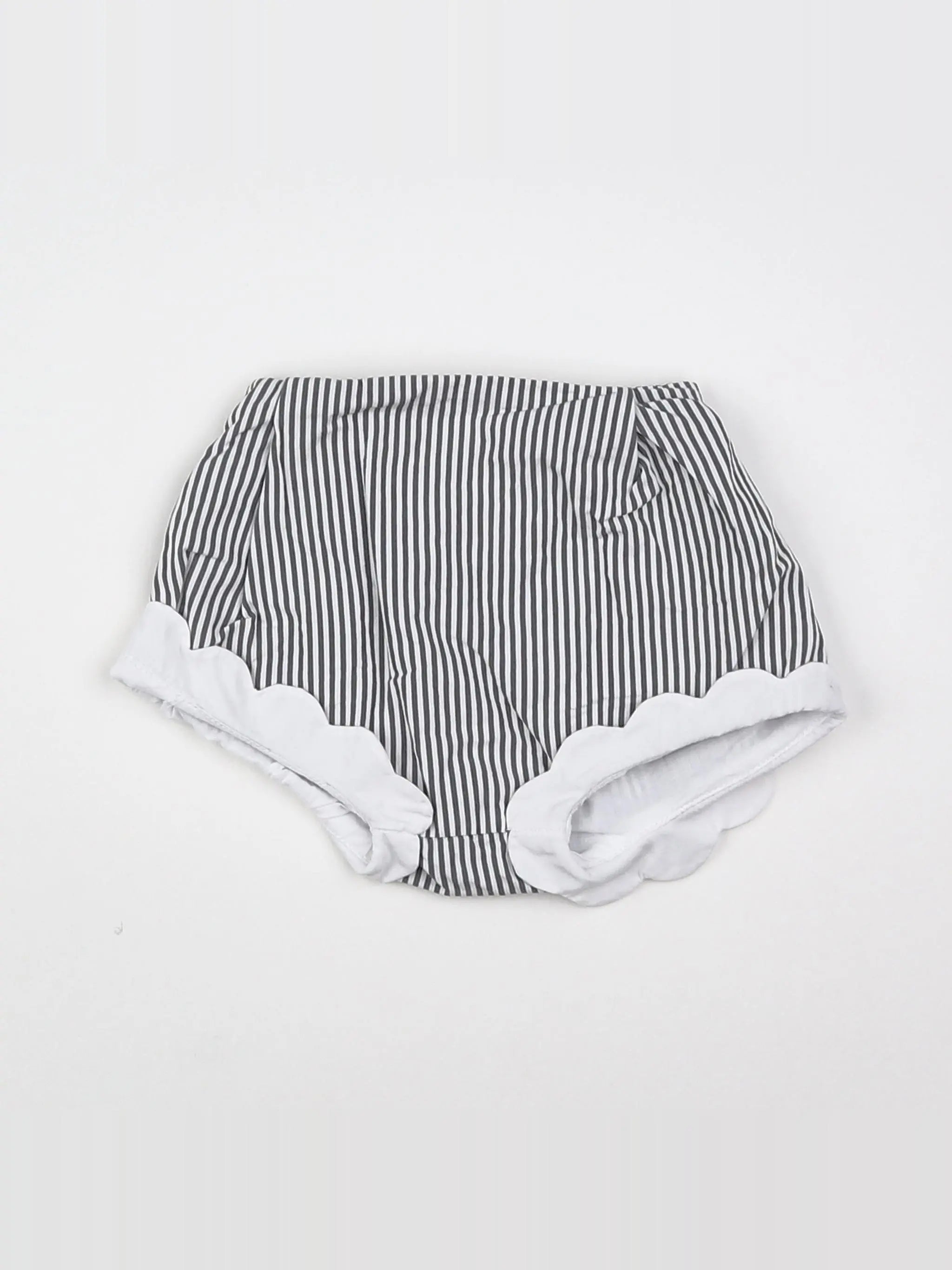 Jacadi - short blanc, gris - 3 mois
