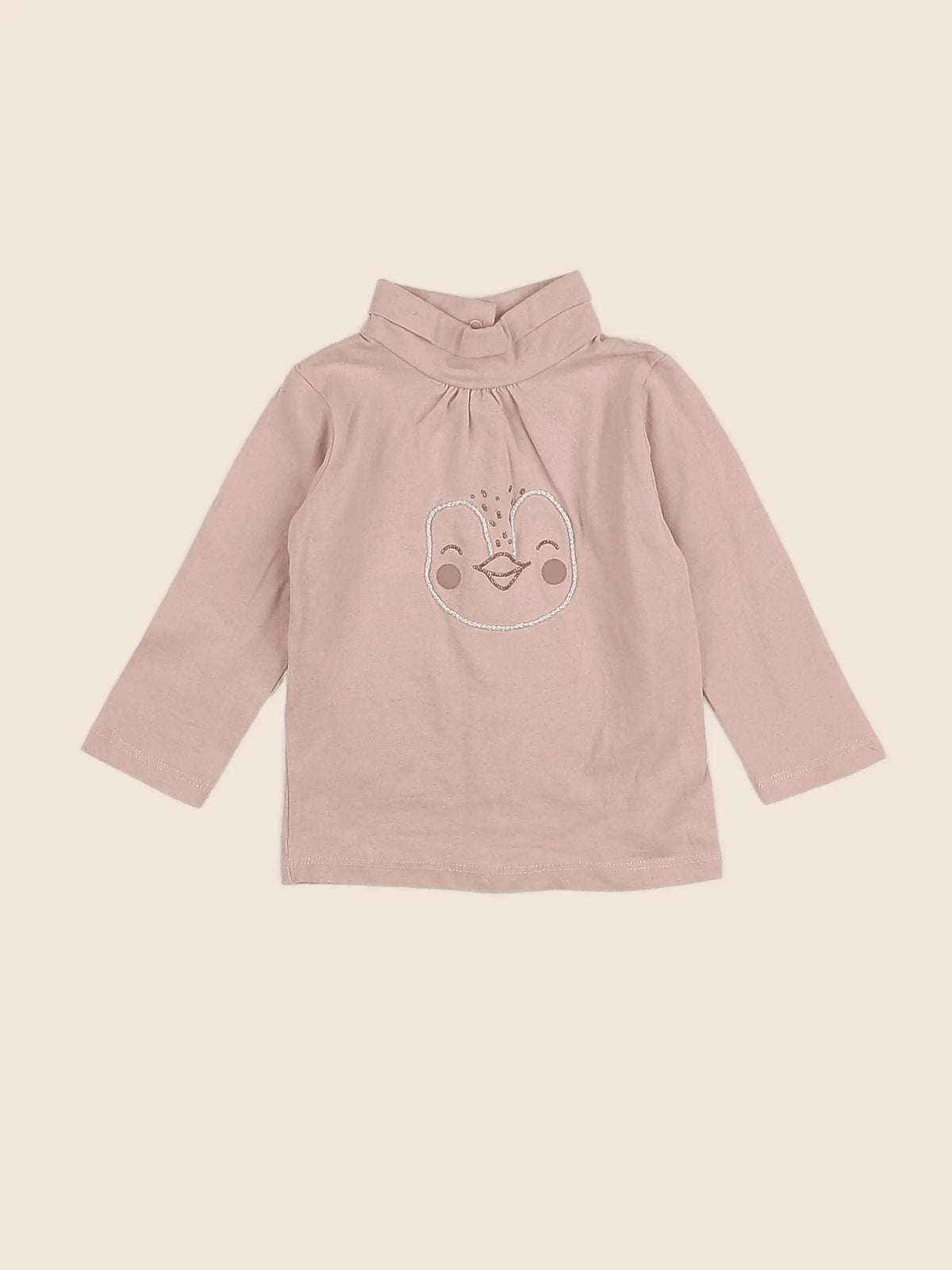 Vertbaudet - sous-pull rose - 6 mois