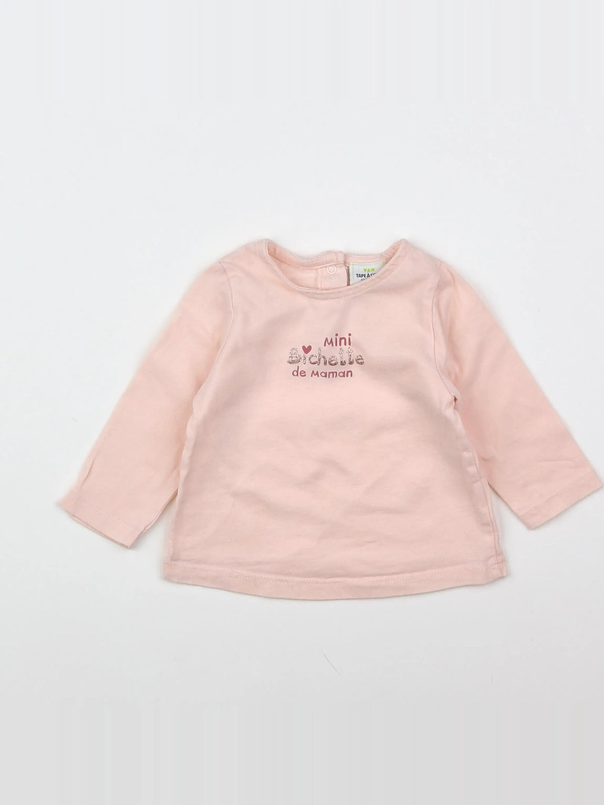 Tape à l'oeil - tee-shirt rose - 6 mois