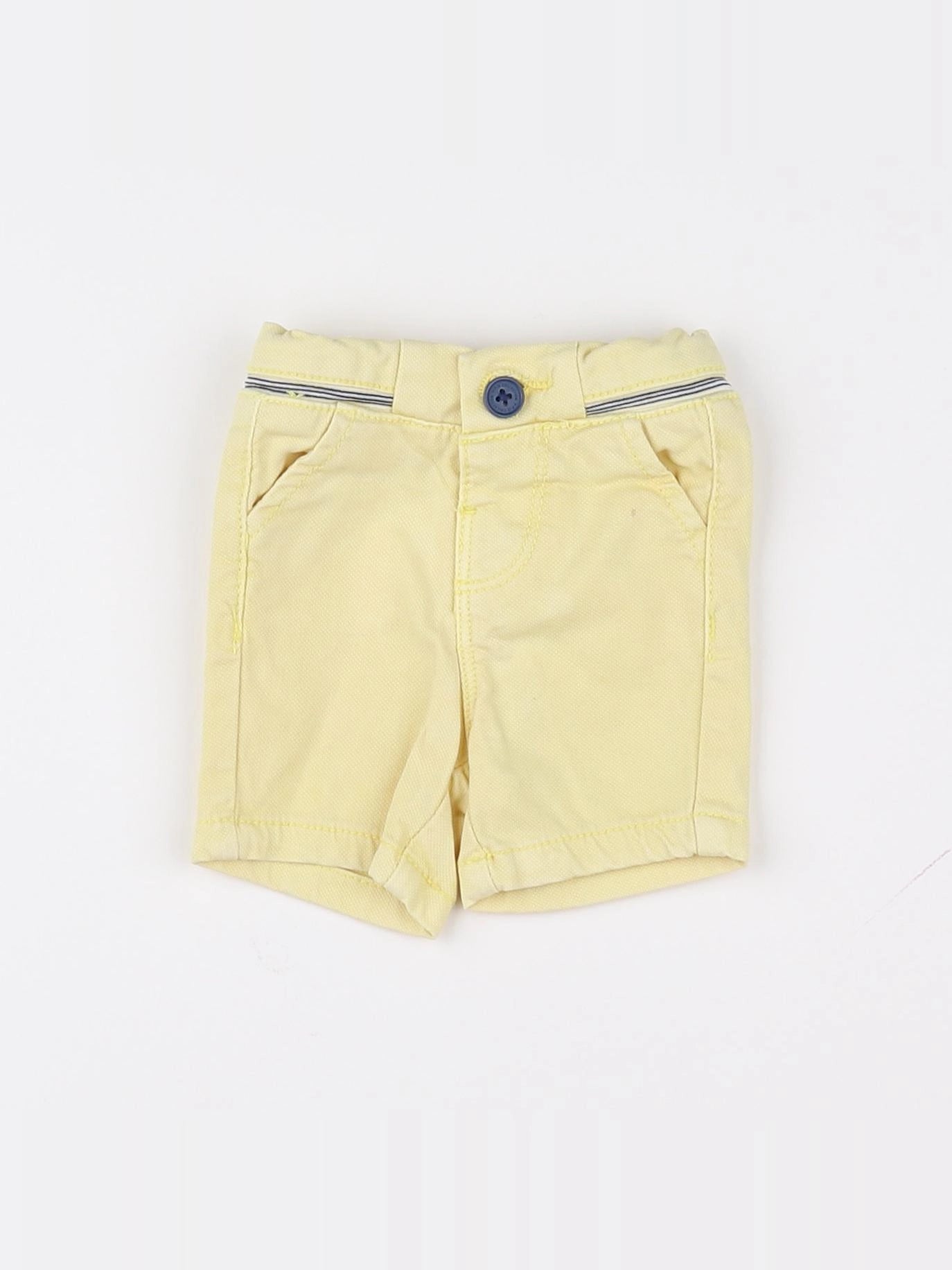 Tape à l'oeil - short jaune - 3 mois