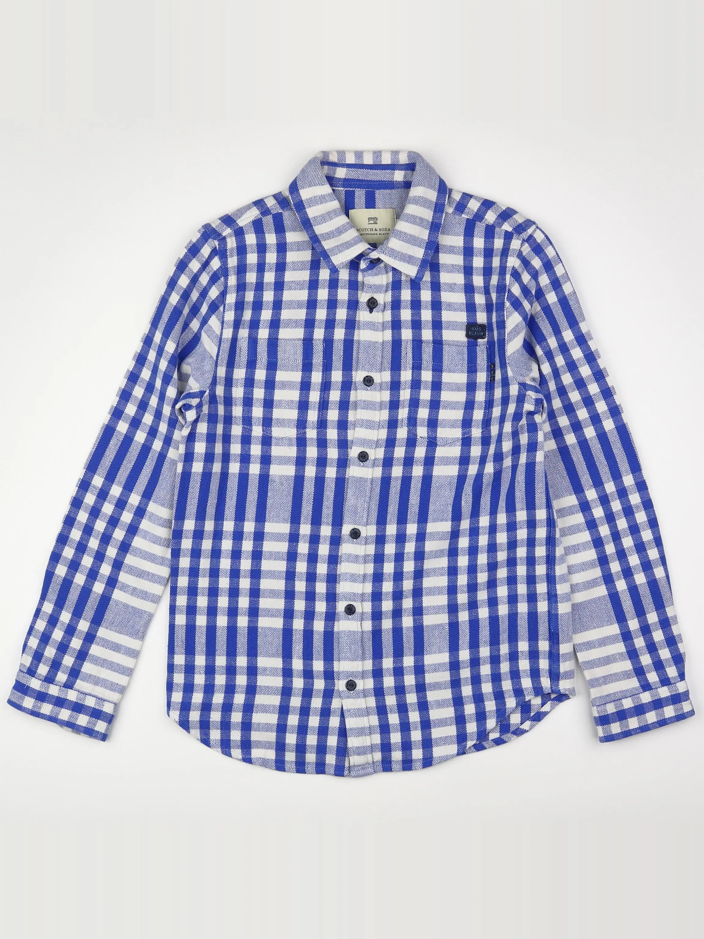 Scotch & Soda - chemise bleu - 12 ans