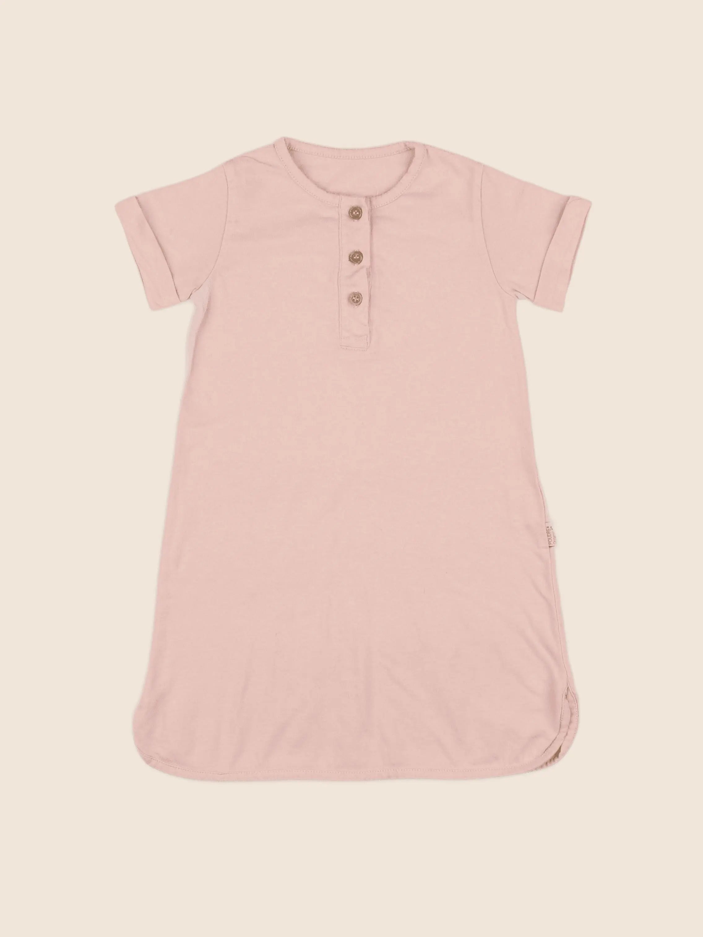 Poudre Organic - robe rose - 6/9 mois