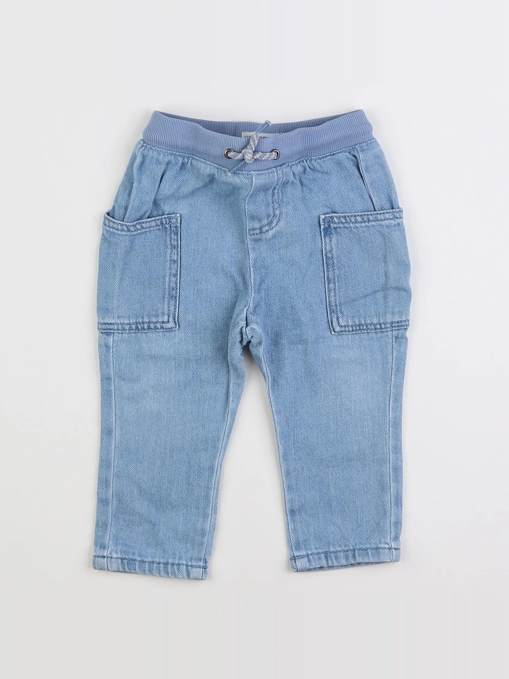 Vertbaudet - jean bleu - 9 mois