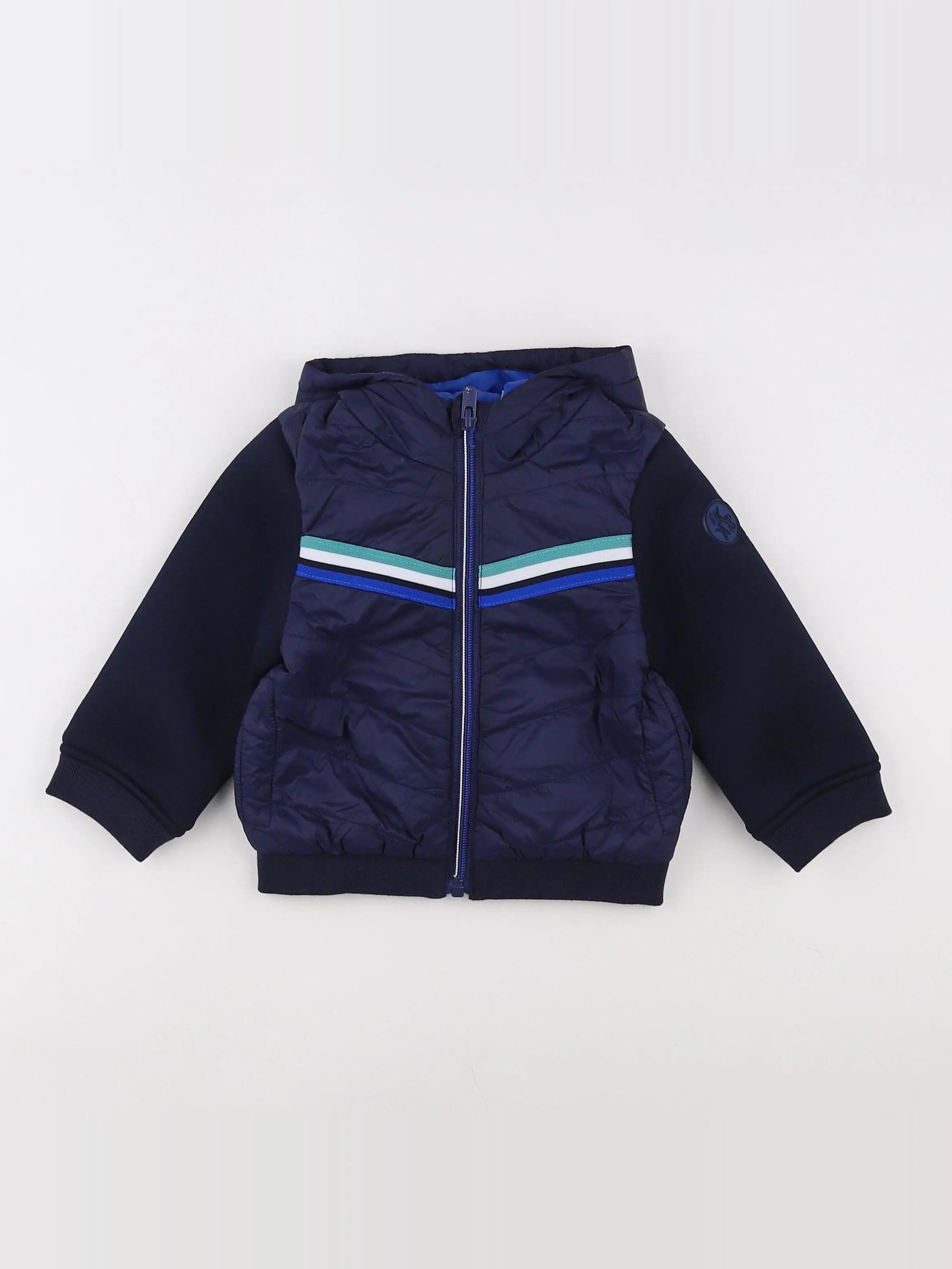 IKKS - veste bleu - 12 mois