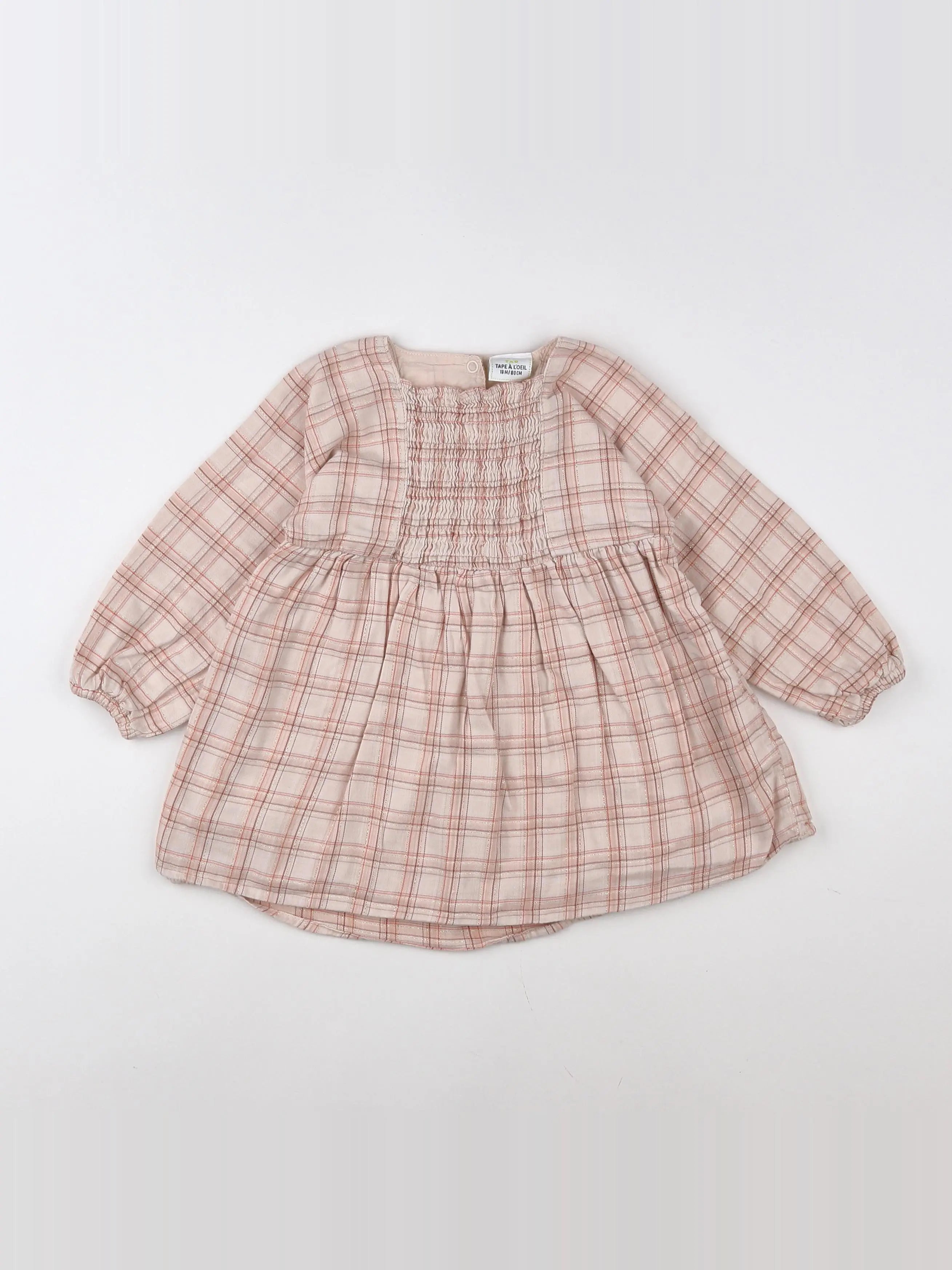 Tape à l'oeil - robe rose - 18 mois