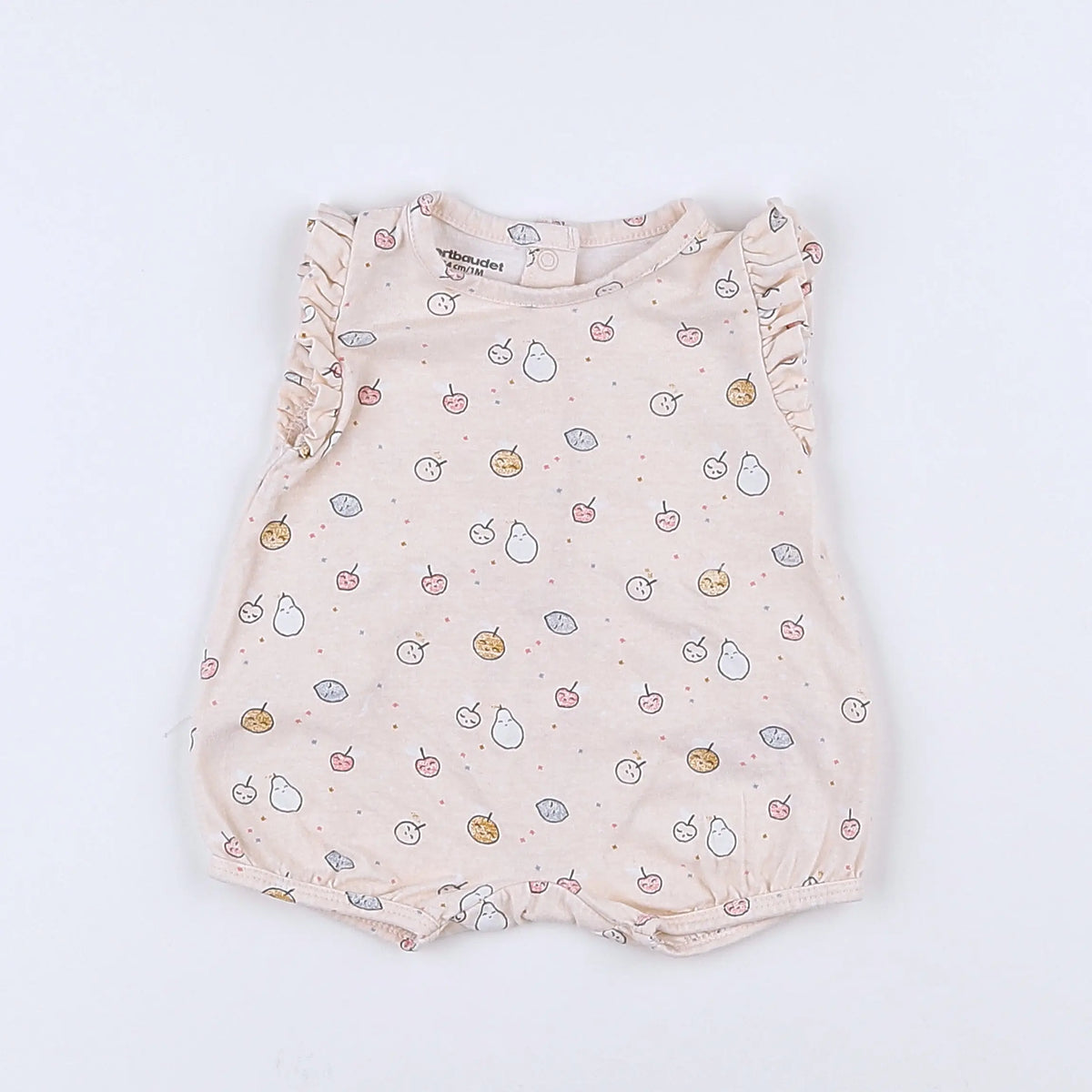 Vertbaudet - combinaison rose - 1 mois