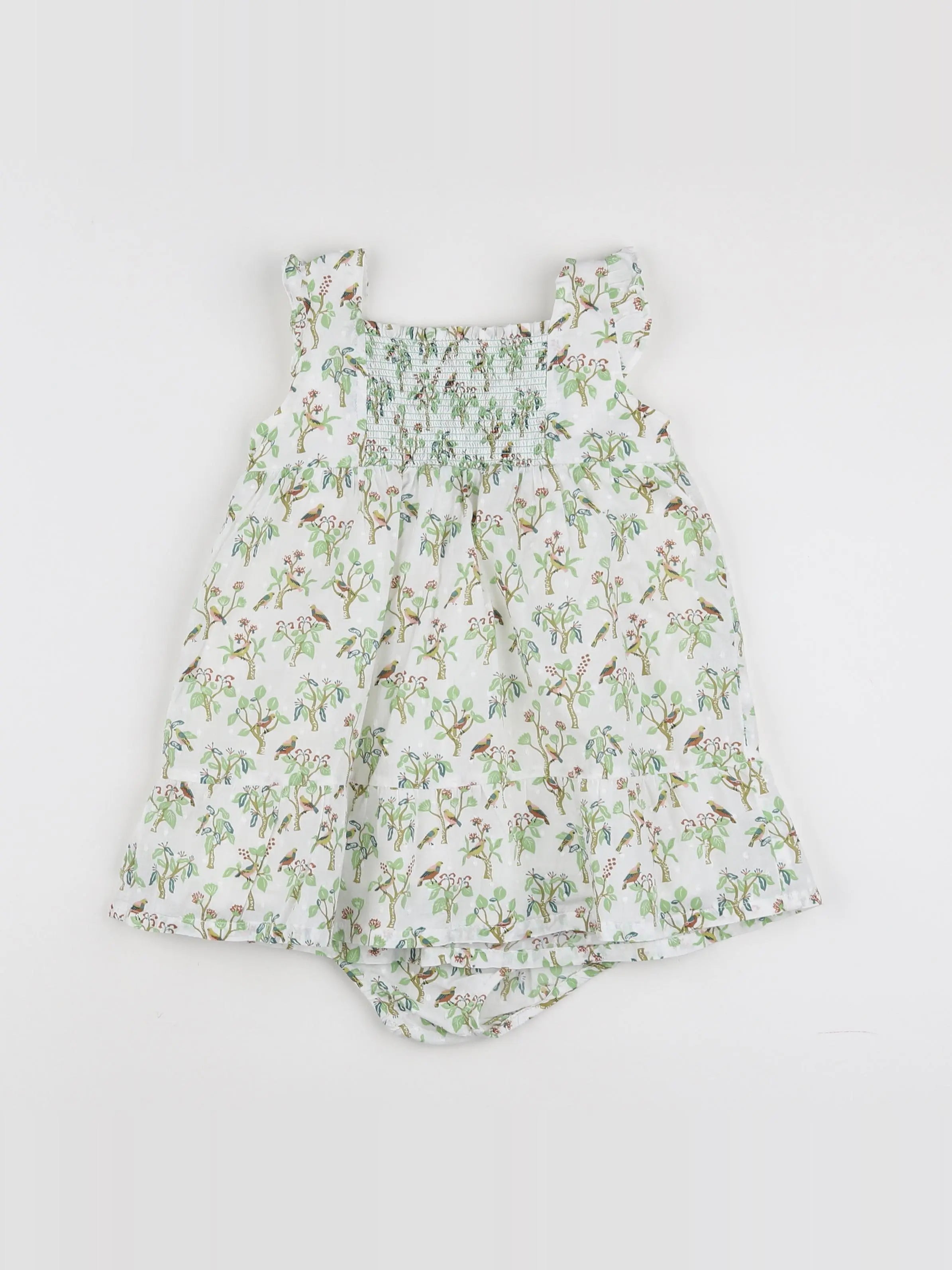 Boutchou - robe multicolore - 12 mois