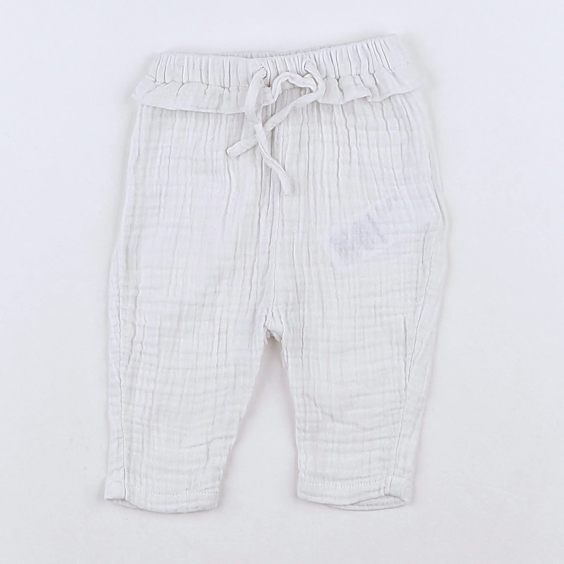 Vertbaudet - pantalon blanc - 3 mois