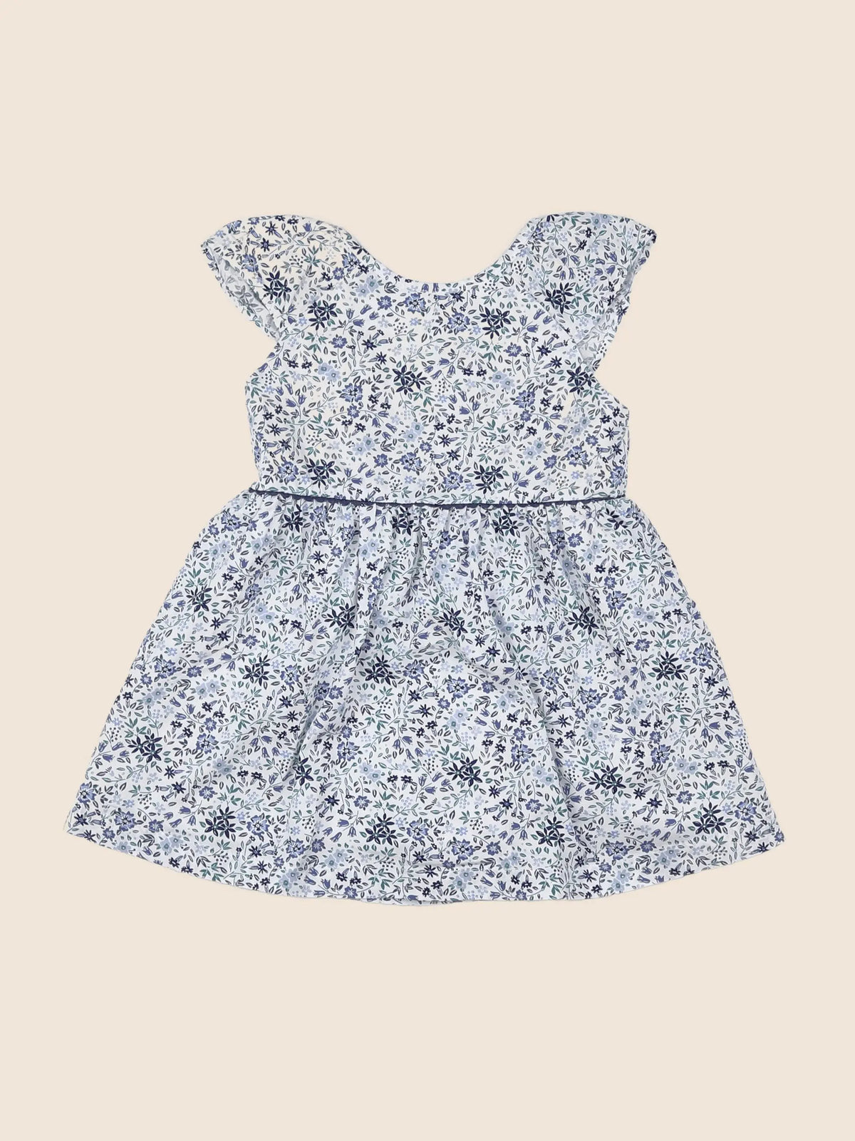Vertbaudet - robe bleu - 18 mois