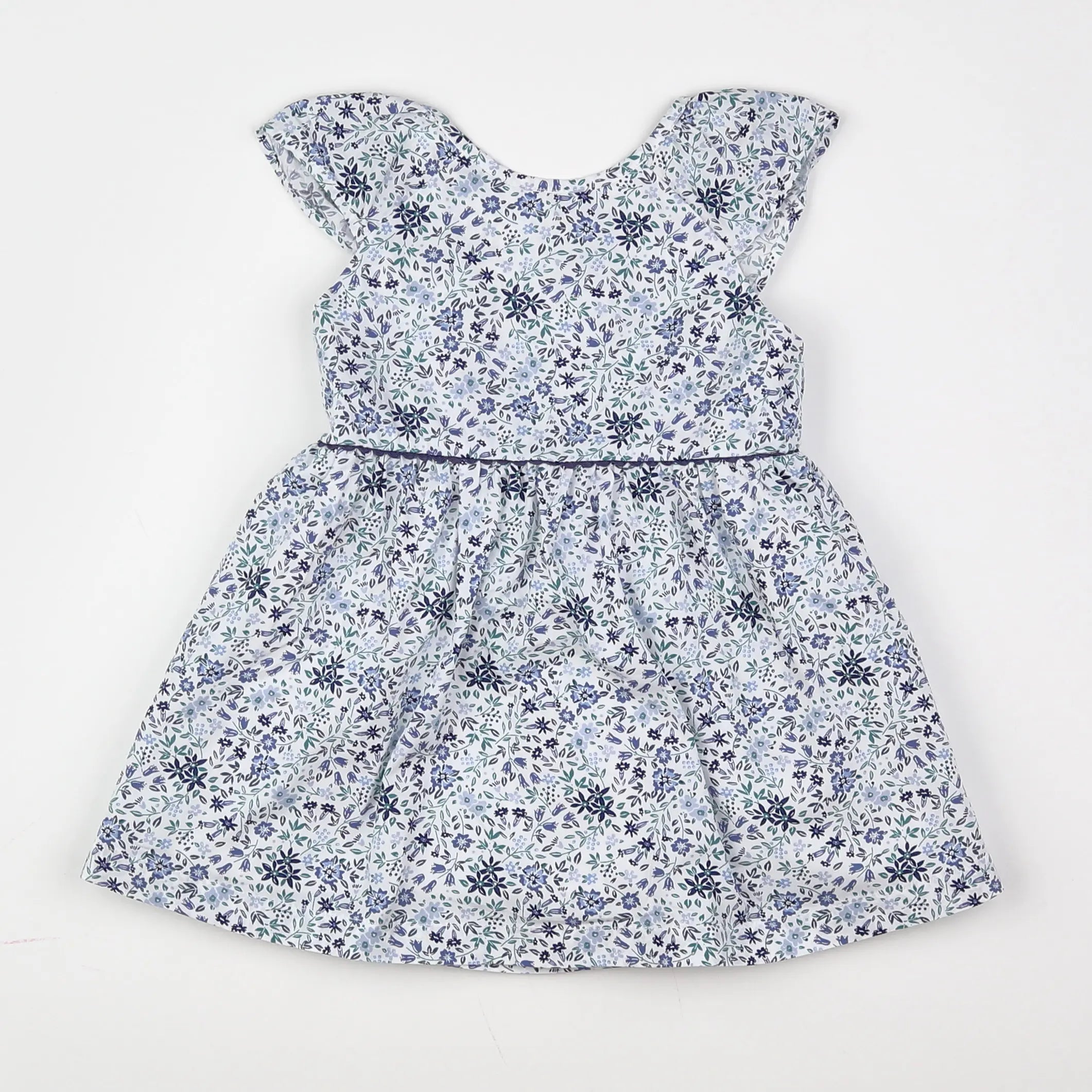 Vertbaudet - robe bleu - 18 mois