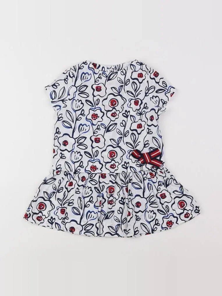 Petit Bateau - robe bleu - 12 mois