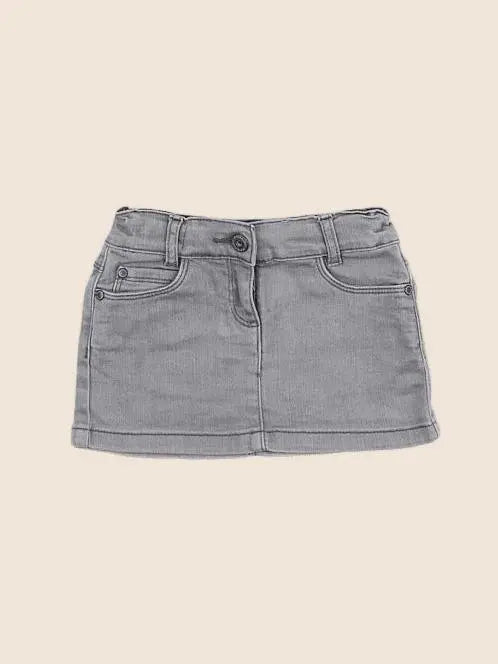 Vertbaudet - jupe gris - 2 ans