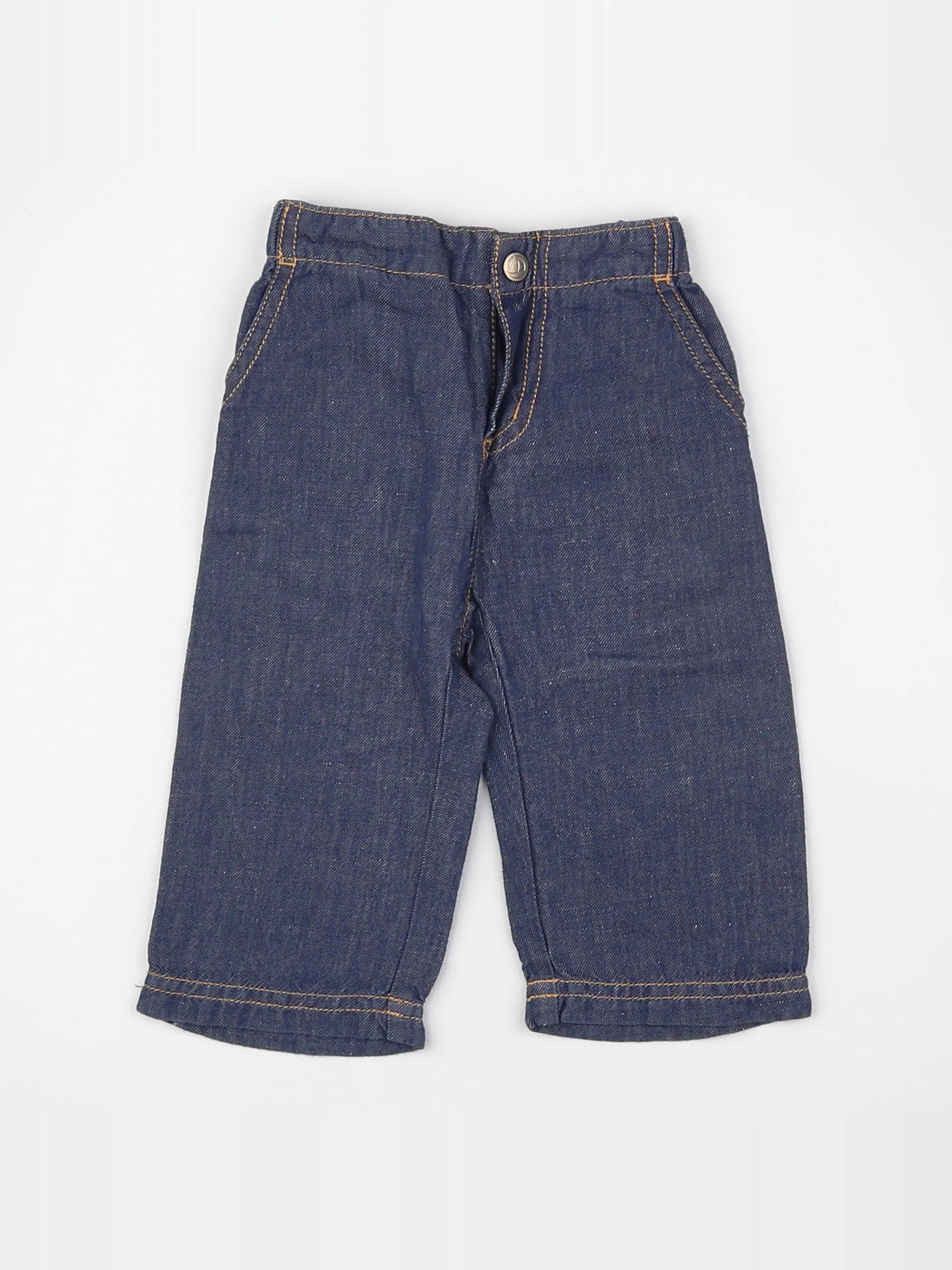 Petit Bateau - jean bleu - 6 mois