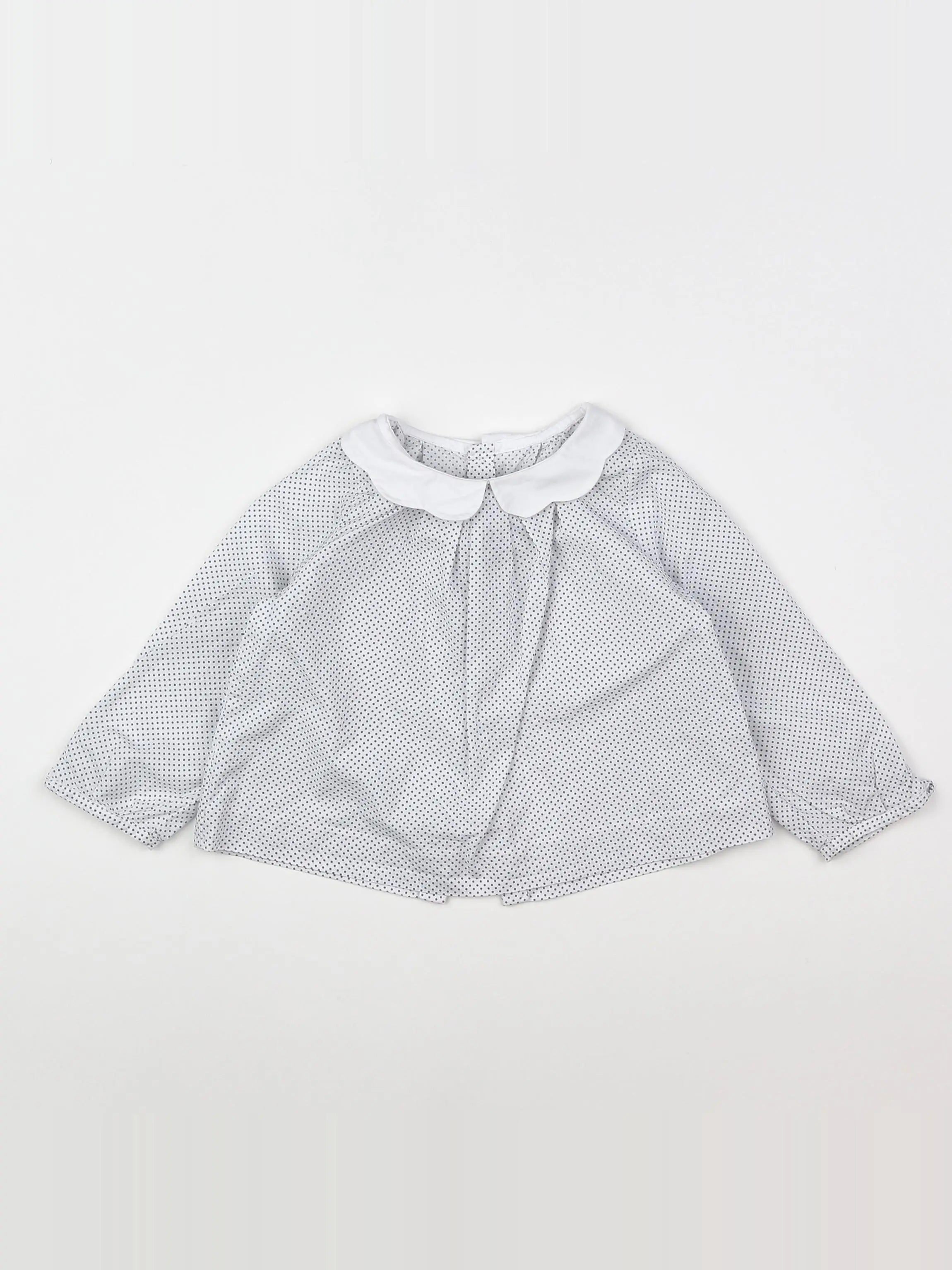 Jacadi - blouse blanc - 12 mois