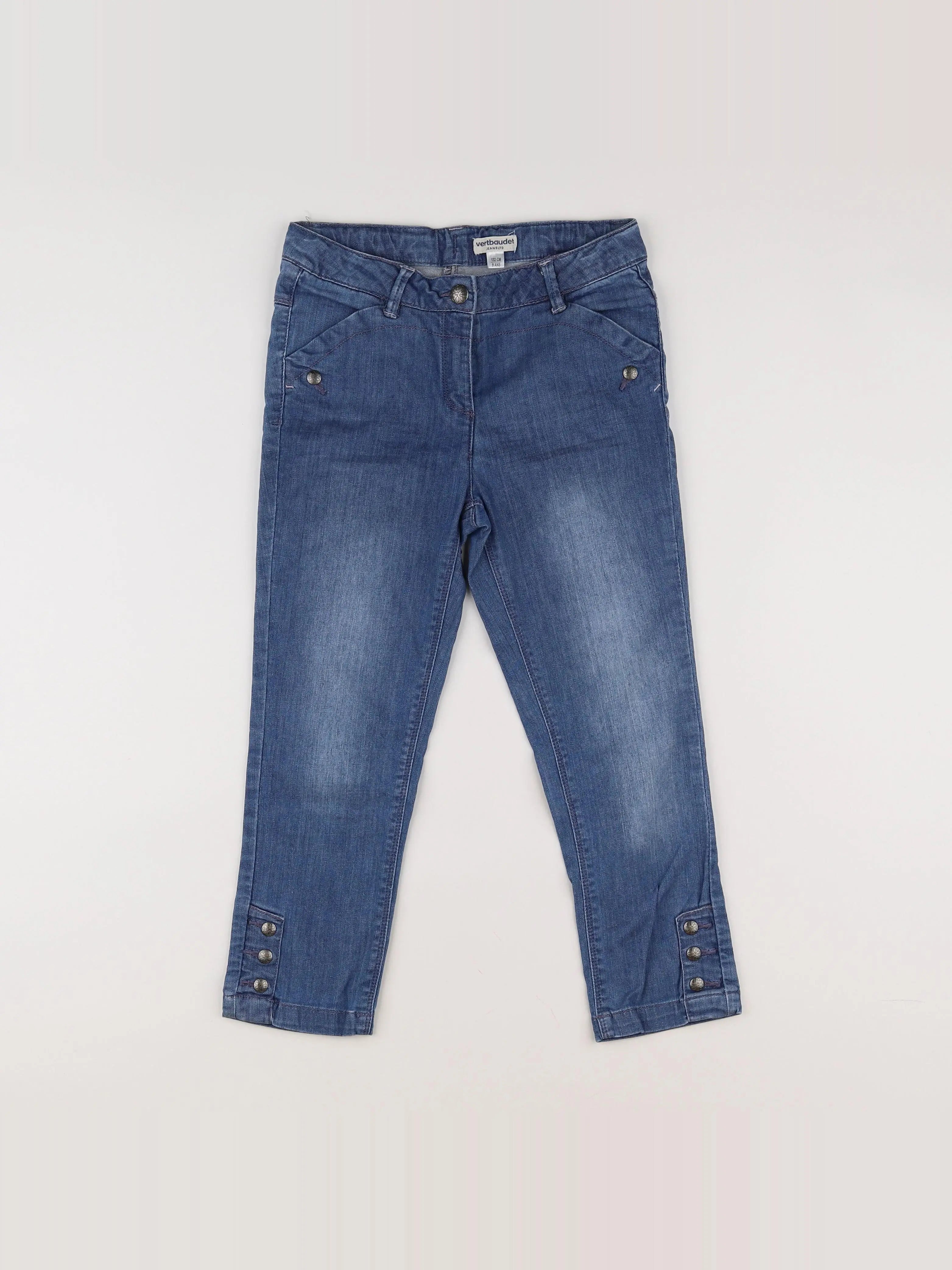 Vertbaudet - jean bleu - 9 ans