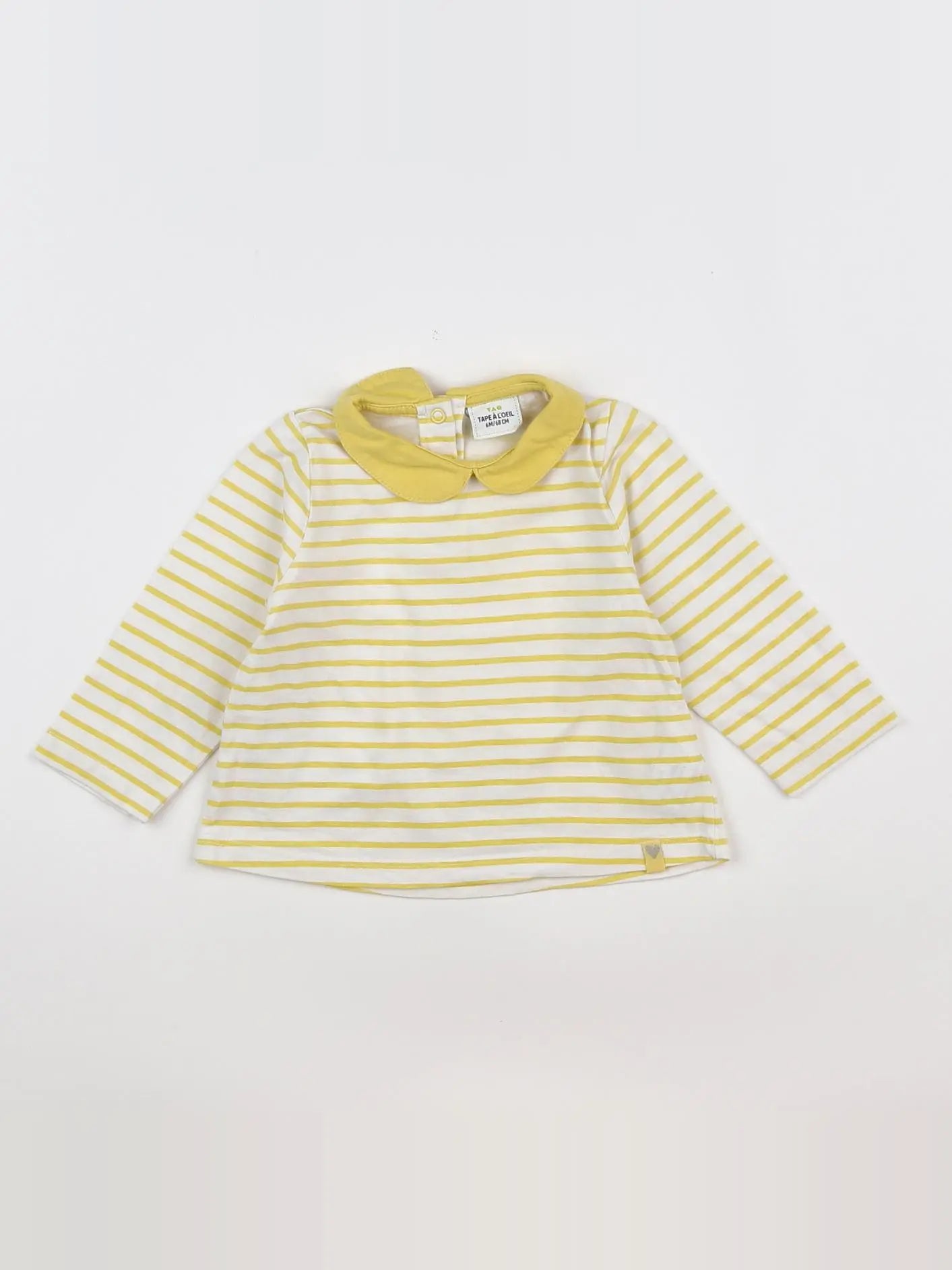 Tape à l'oeil - tee-shirt jaune - 6 mois