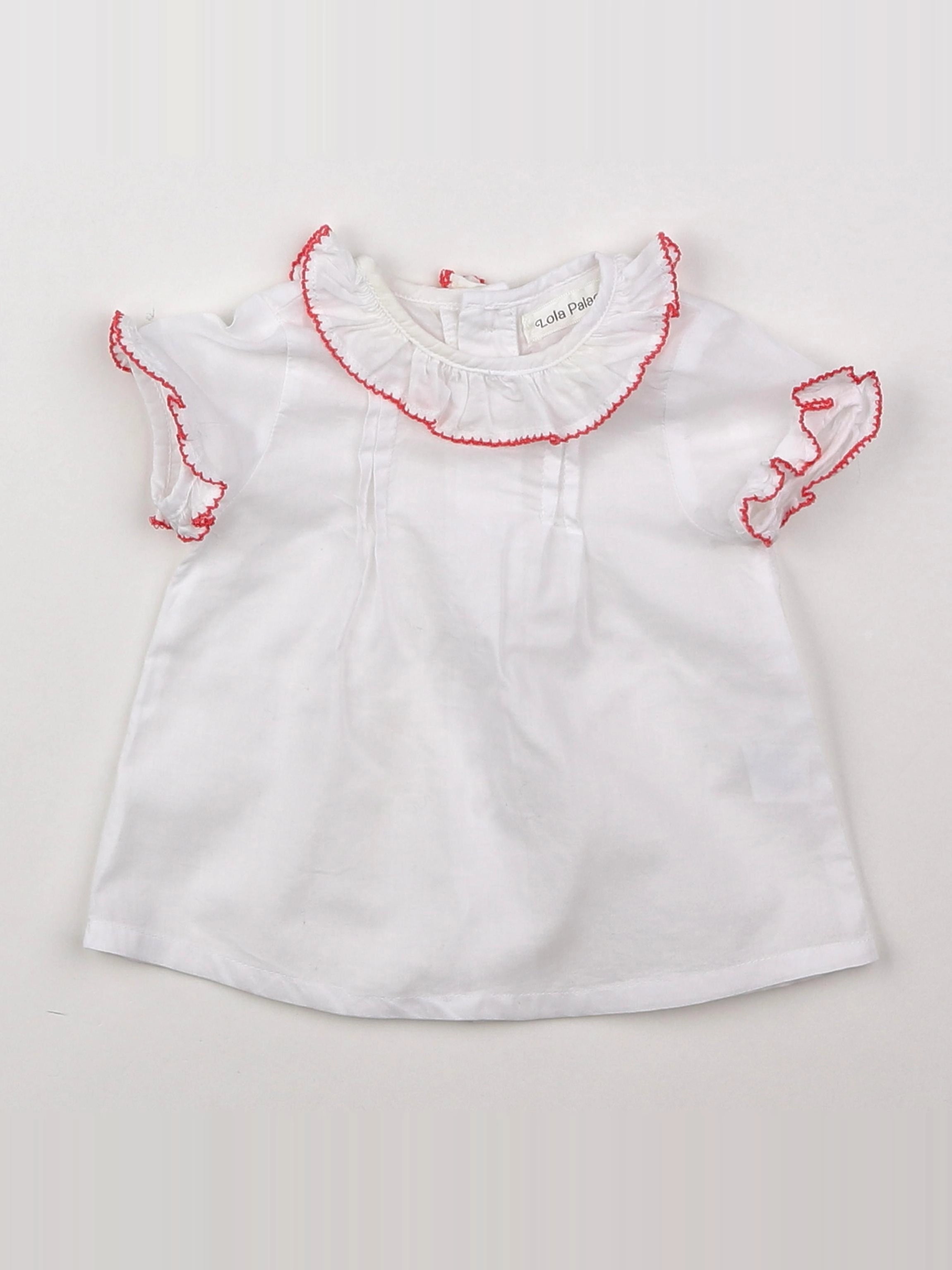 Lola Palacios - blouse blanc - 6 mois