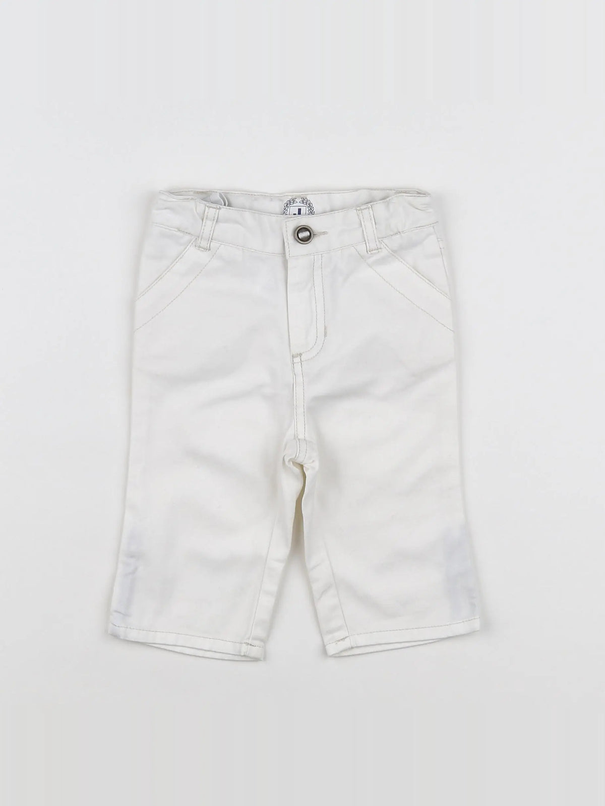 Jacadi - pantalon blanc - 6 mois