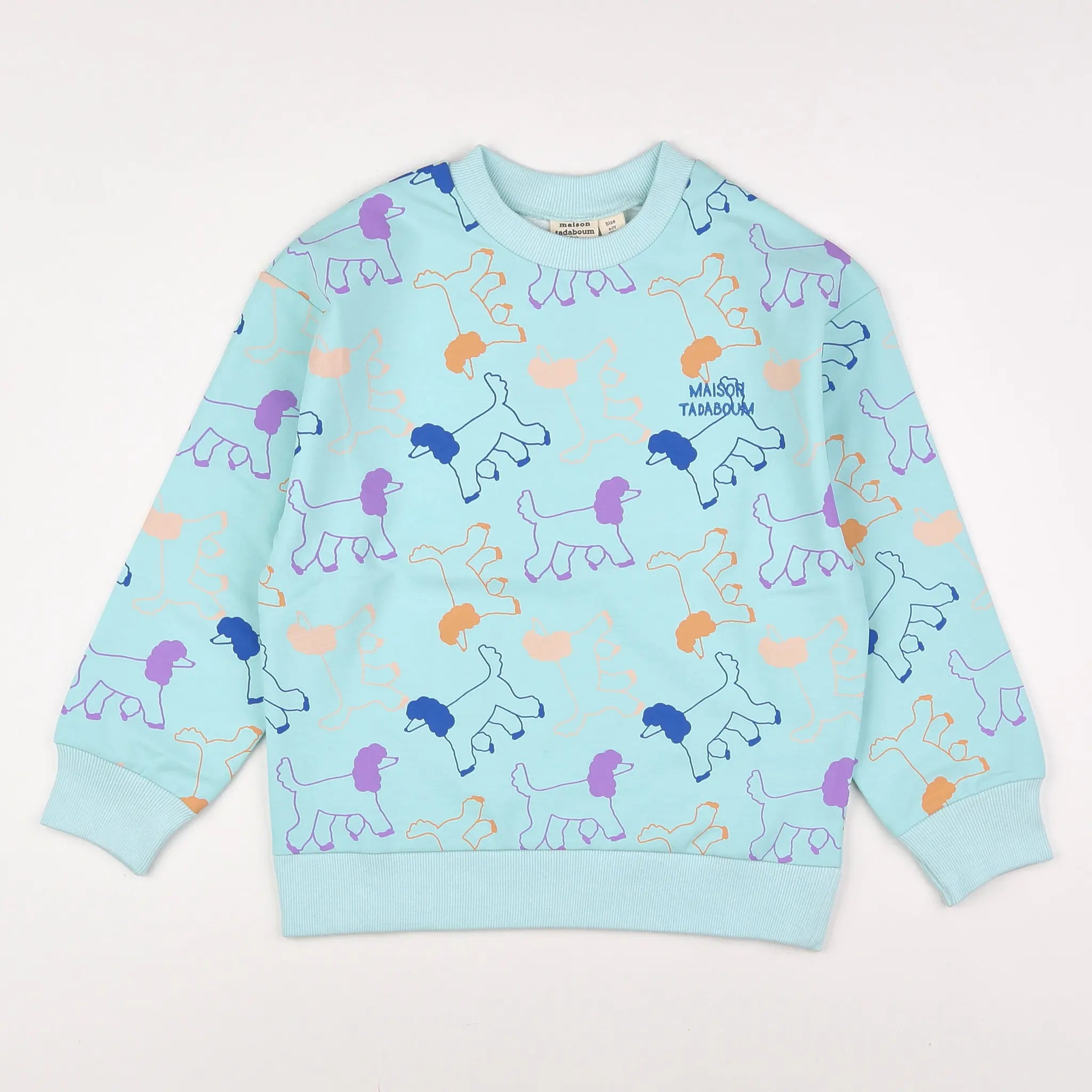 Maison Tadaboum - sweat vert (neuf) - 6/7 ans