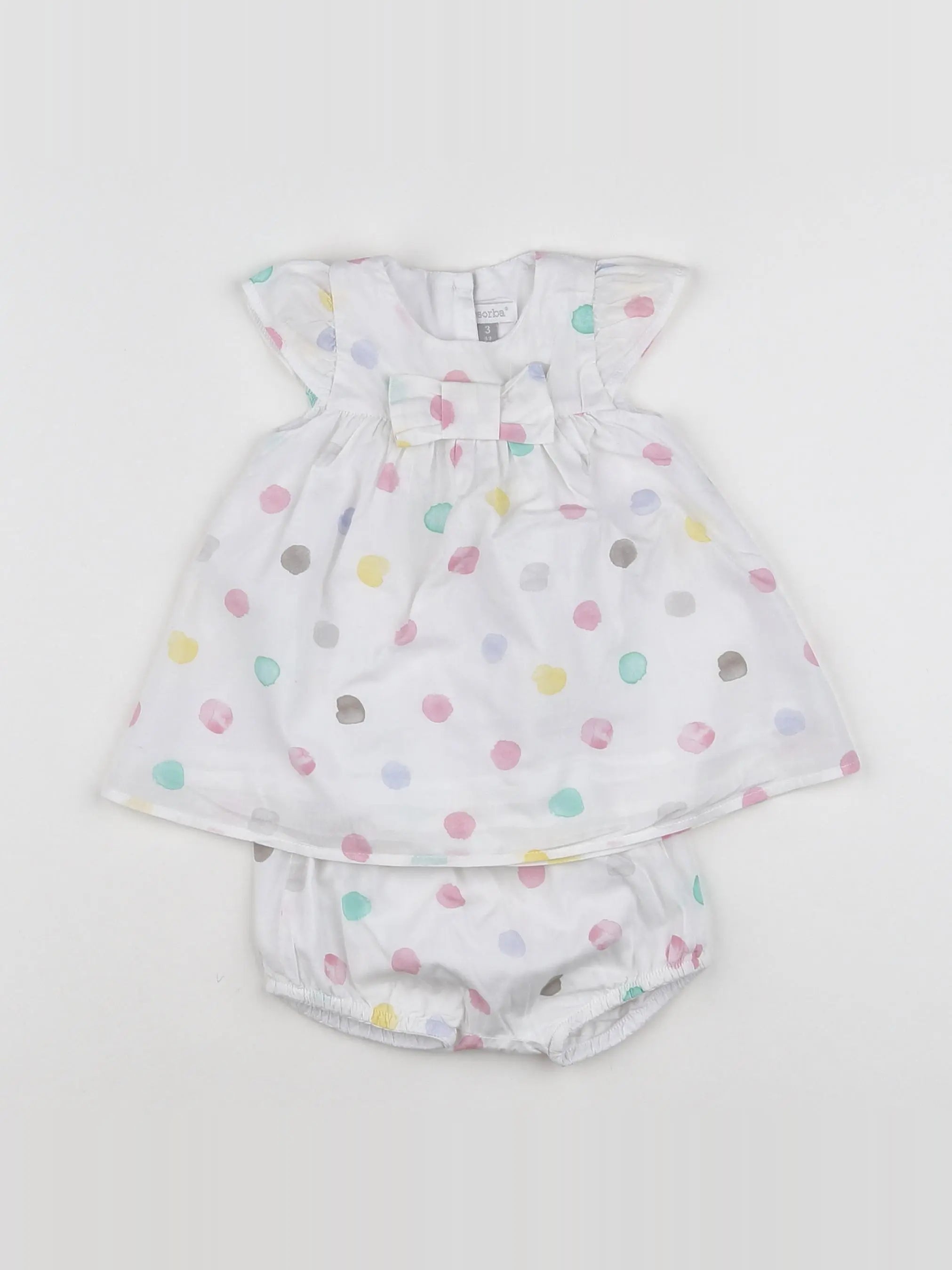 Absorba - robe multicolore - 3 mois