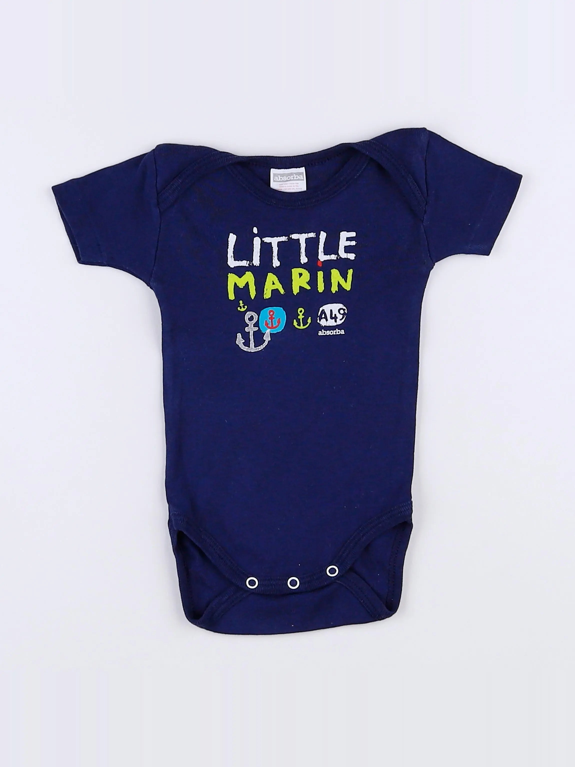 Absorba - body bleu - 3 mois