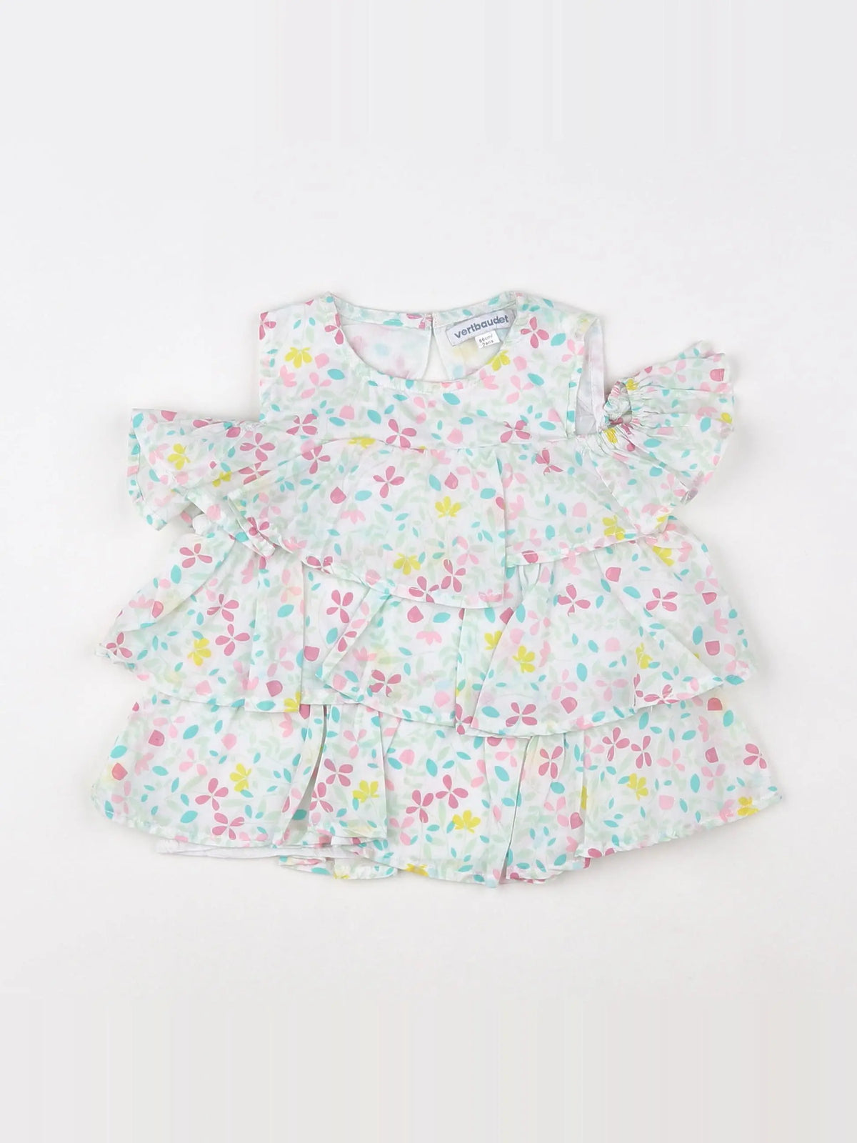 Vertbaudet - blouse multicolore - 2 ans