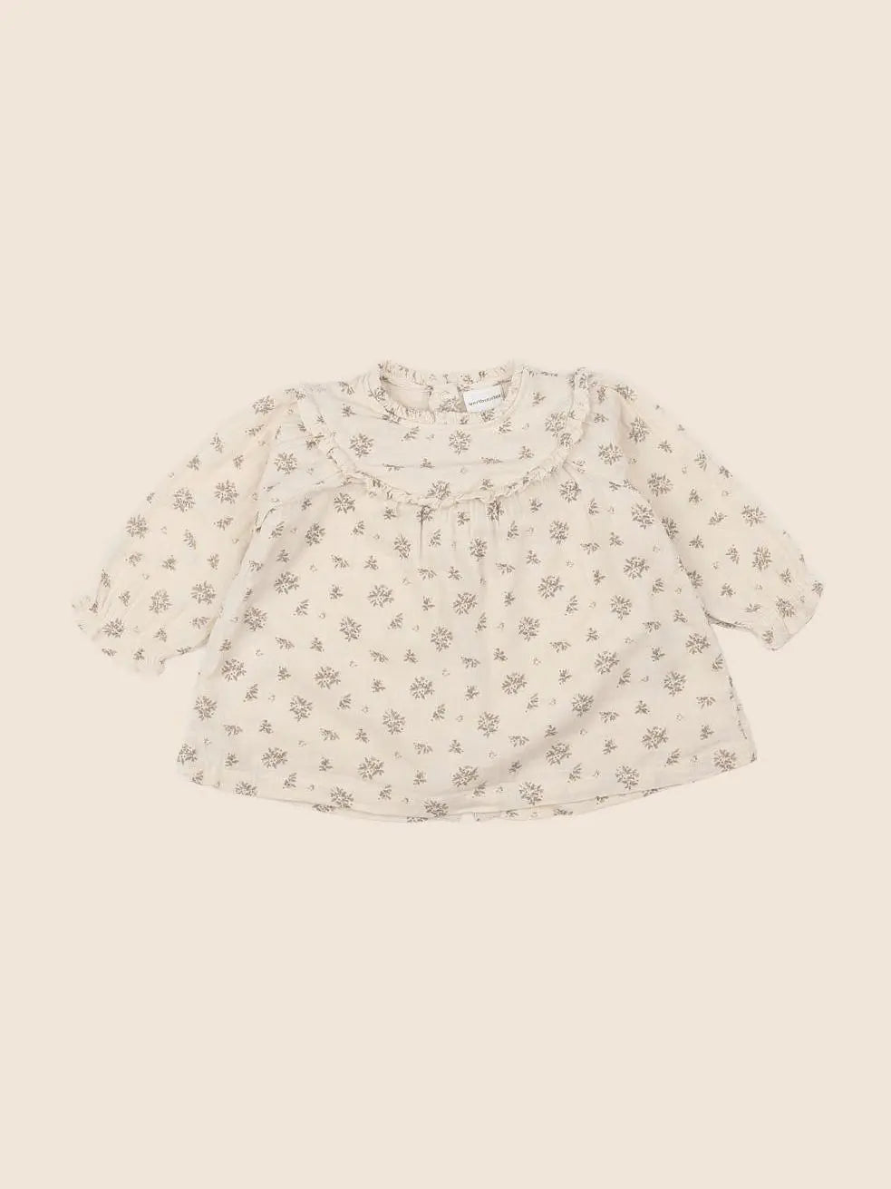 Vertbaudet - blouse beige - 12 mois