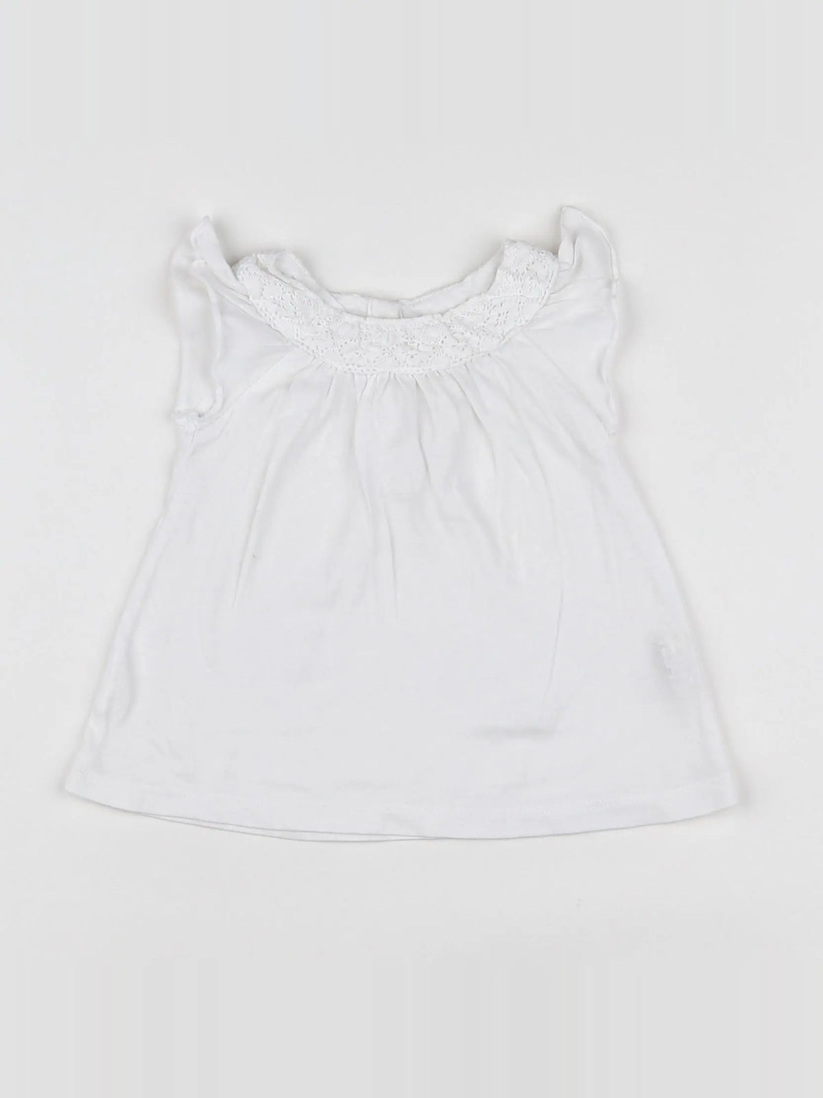 Boutchou - tee-shirt blanc - 6 mois