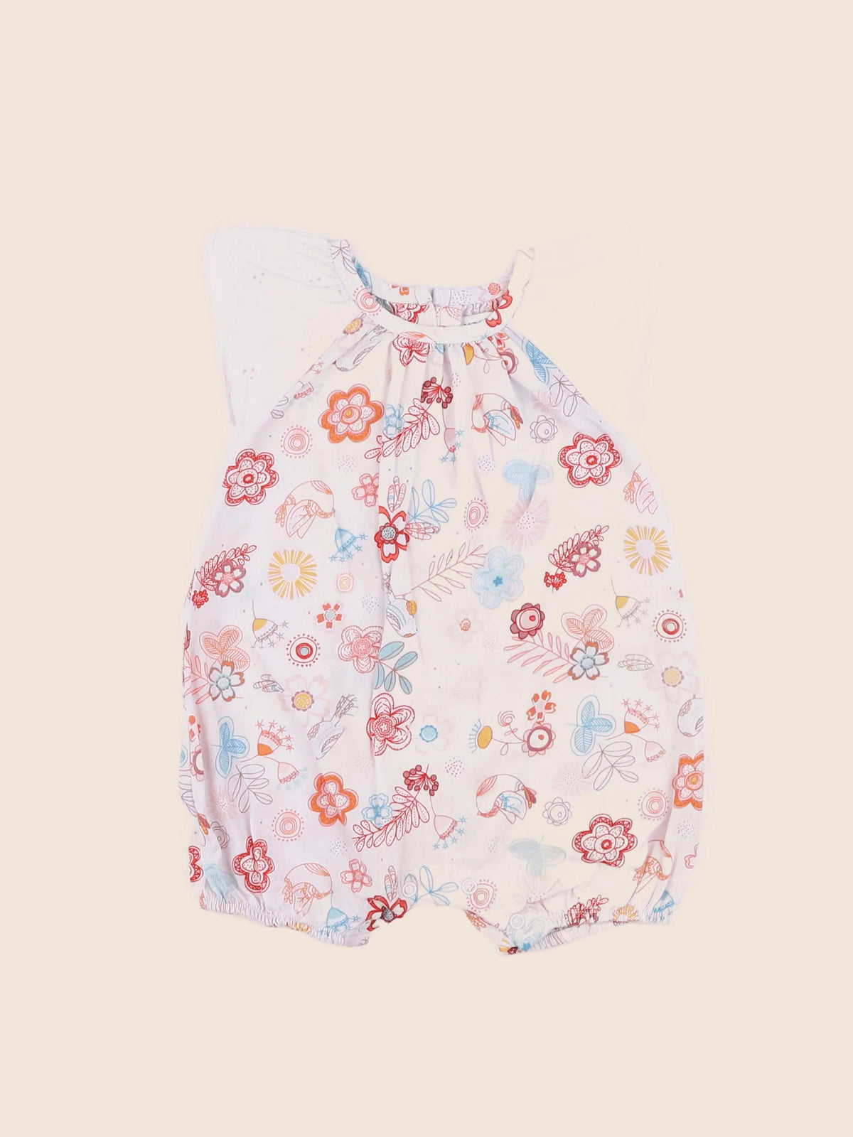 Vertbaudet - combinaison multicolore - 3 mois