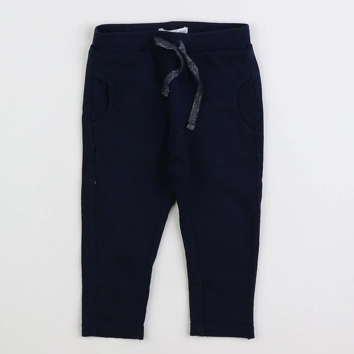 Vertbaudet - sarouel bleu - 9 mois