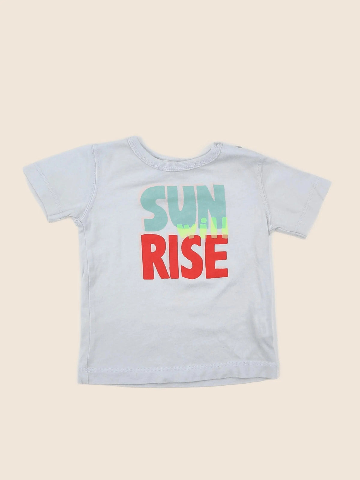 Bonpoint - tee-shirt bleu, multicolore - 6 mois