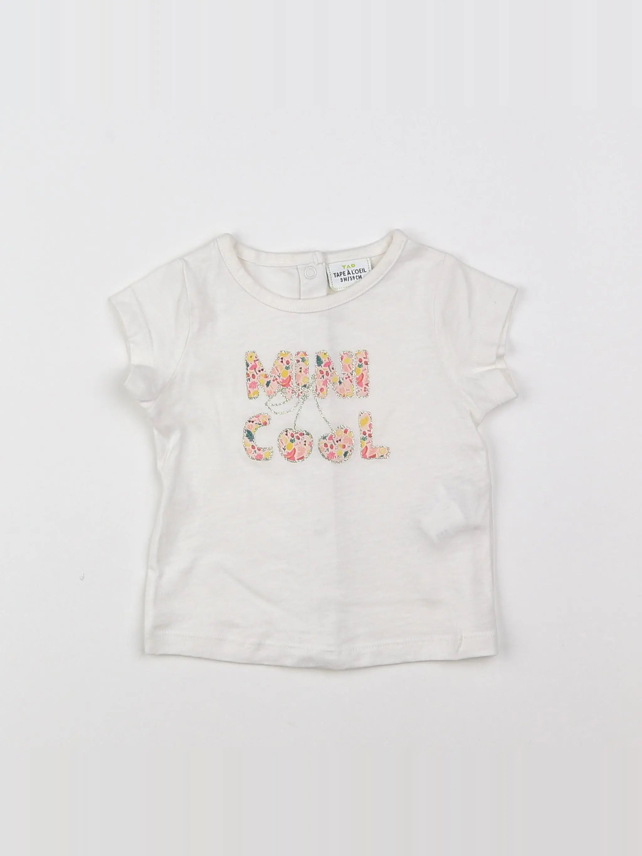 Tape à l'oeil - tee-shirt multicolore - 3 mois