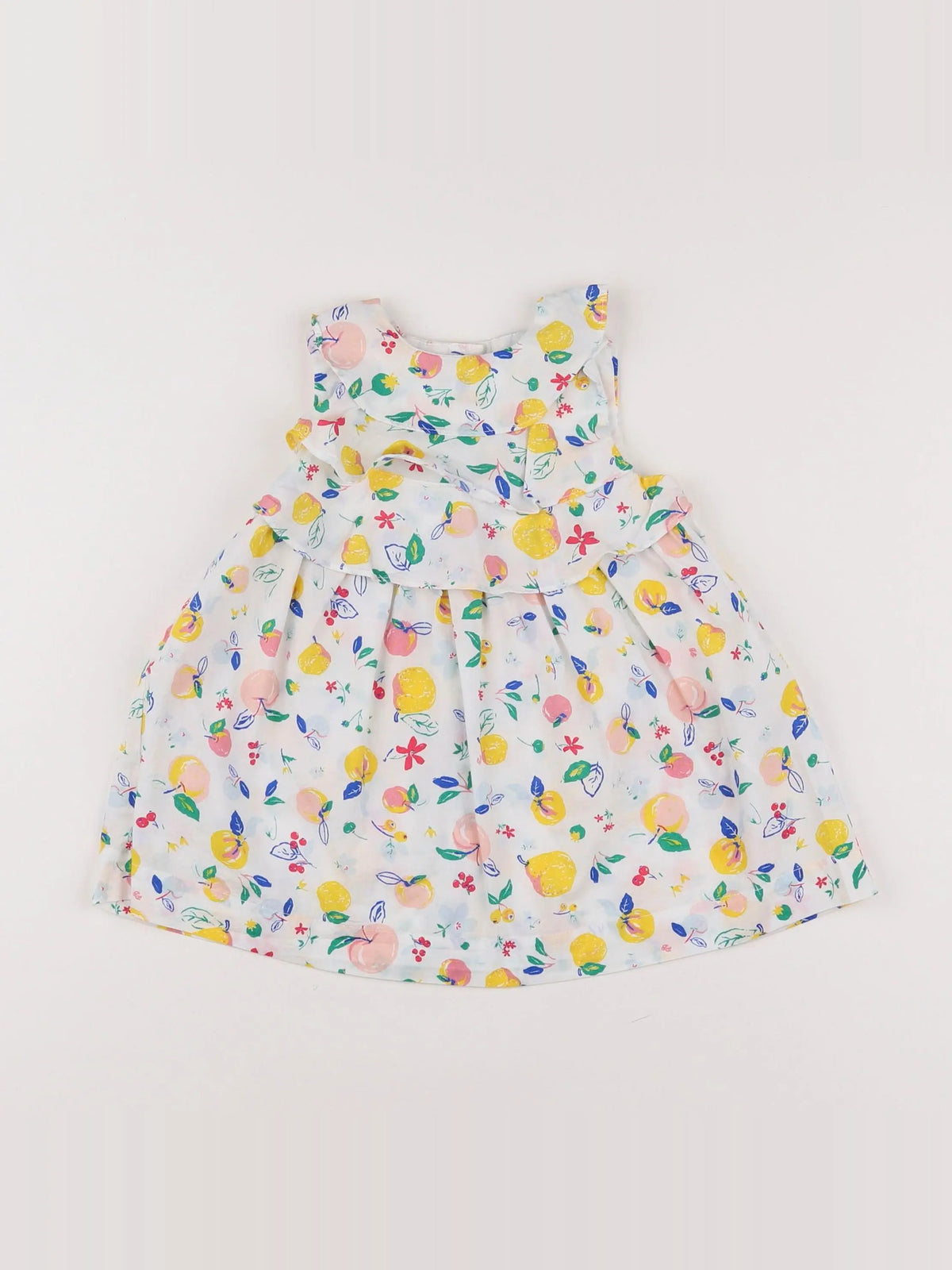 Petit Bateau - robe multicolore - 6 mois