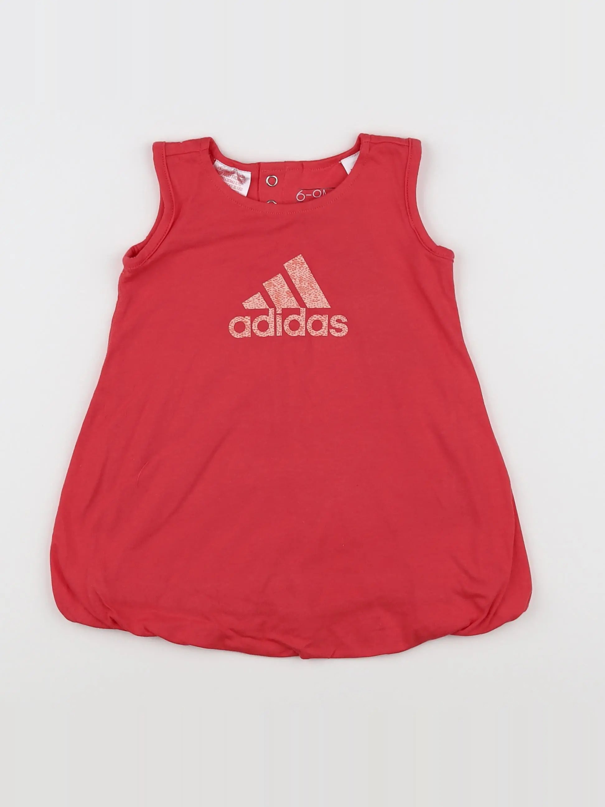 Adidas - débardeur rose - 6/9 mois