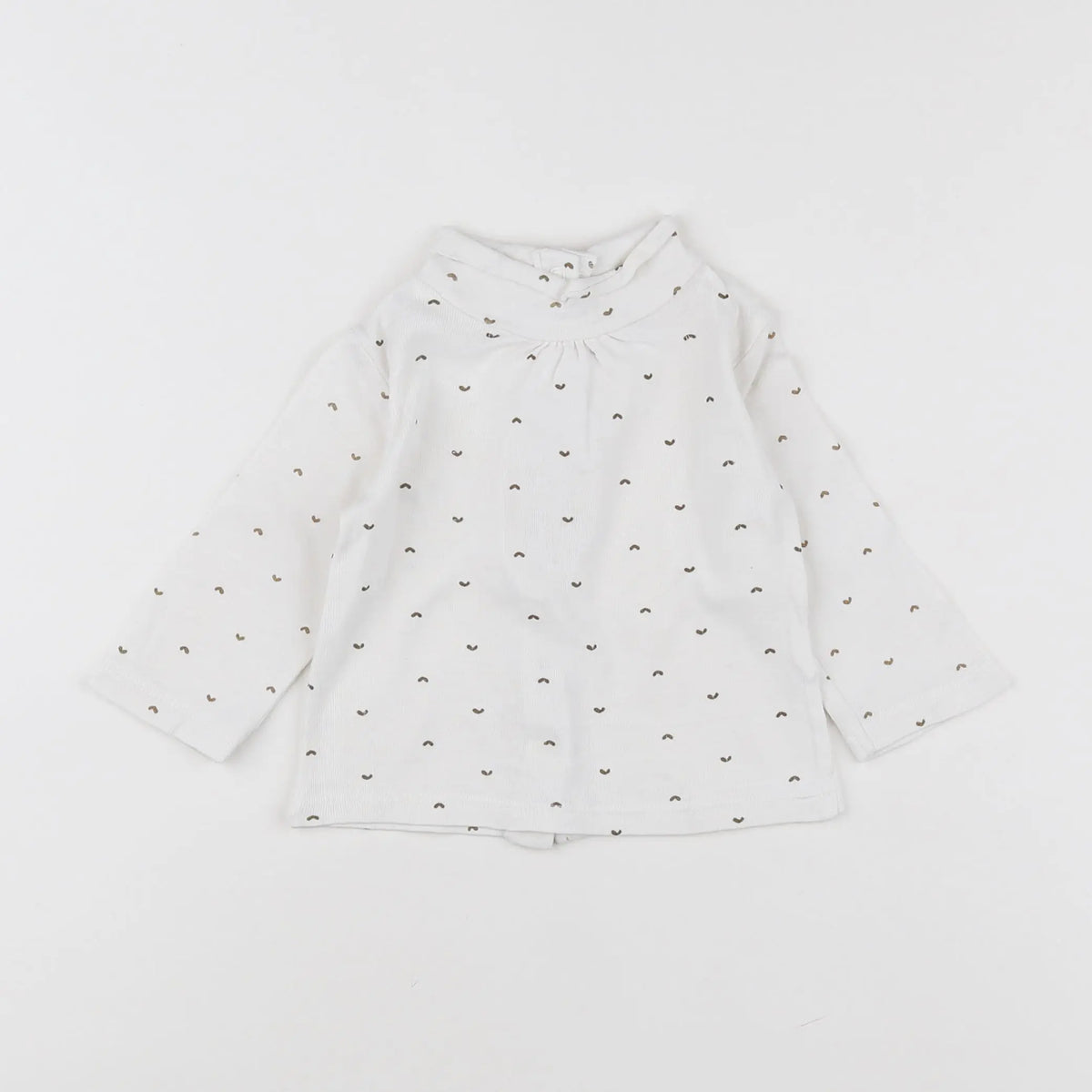 Vertbaudet - tee-shirt blanc - 6 mois