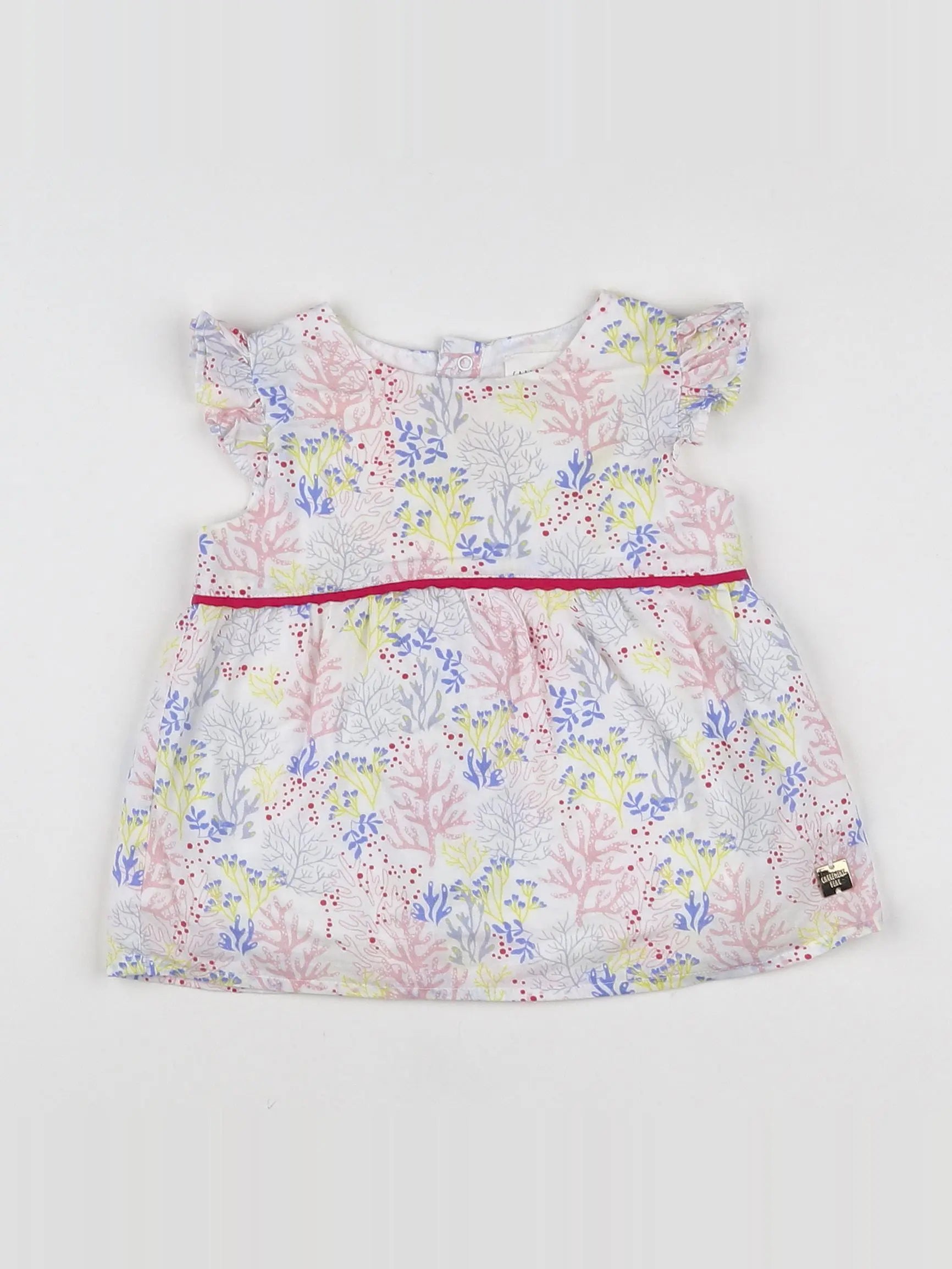Carrément Beau - blouse multicolore - 12 mois