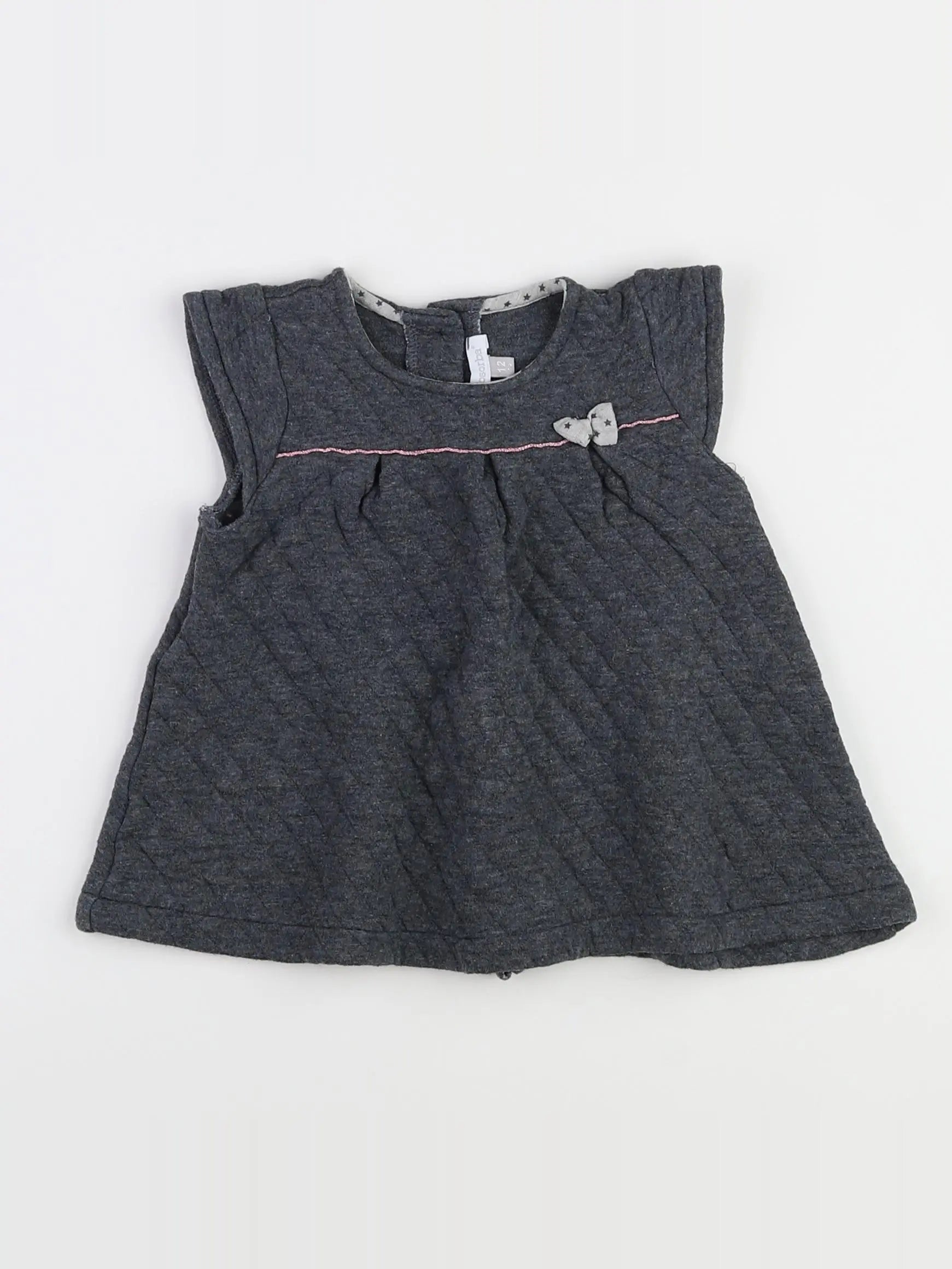 Absorba - robe gris - 12 mois