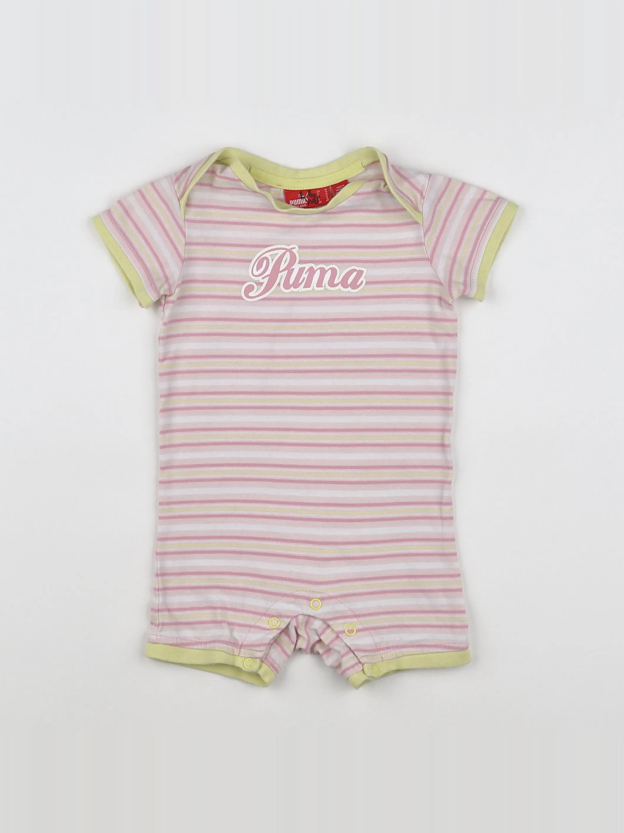 Puma - pyjama coton rose - 12 mois