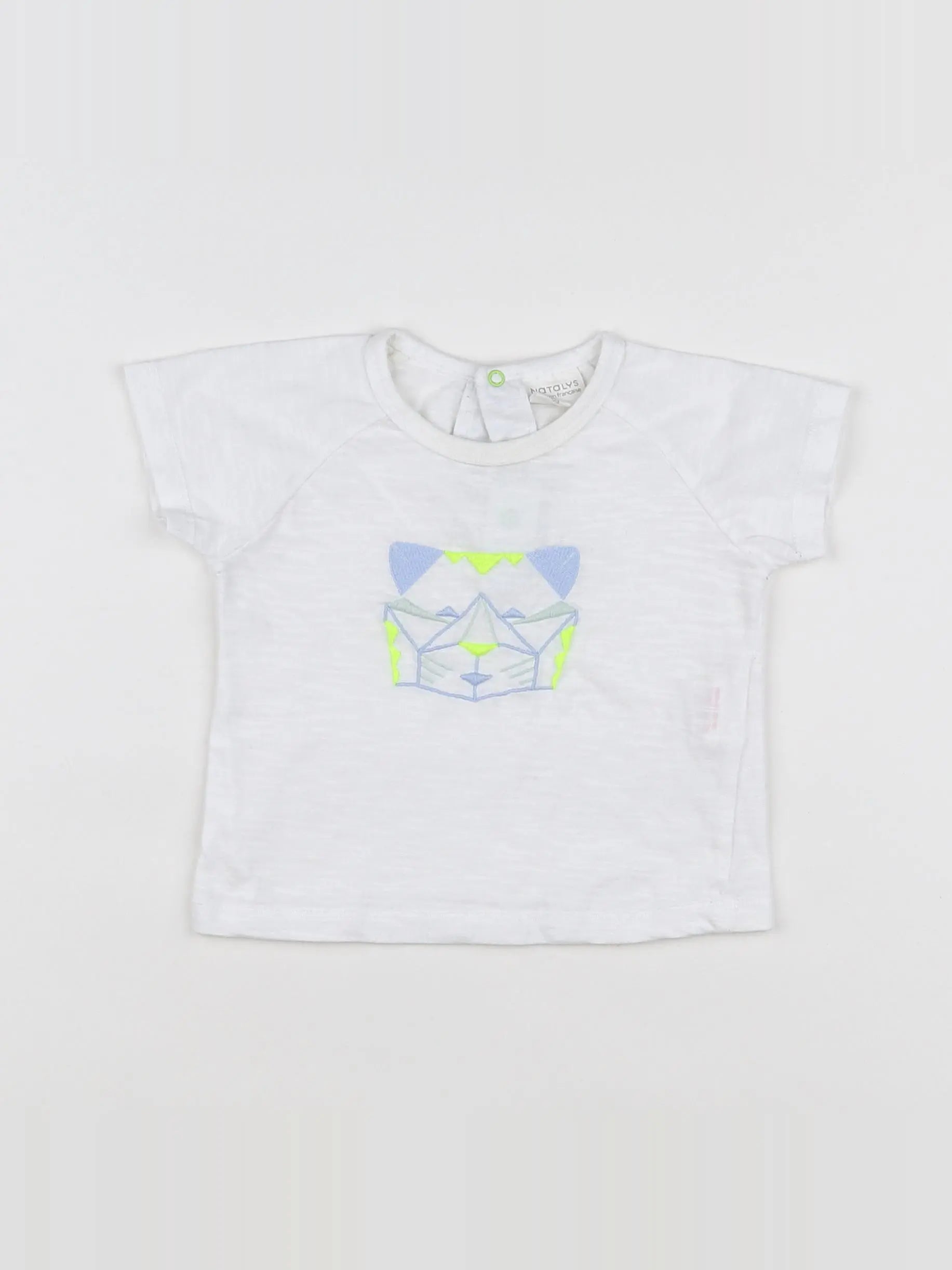 Natalys - tee-shirt blanc - 9 mois