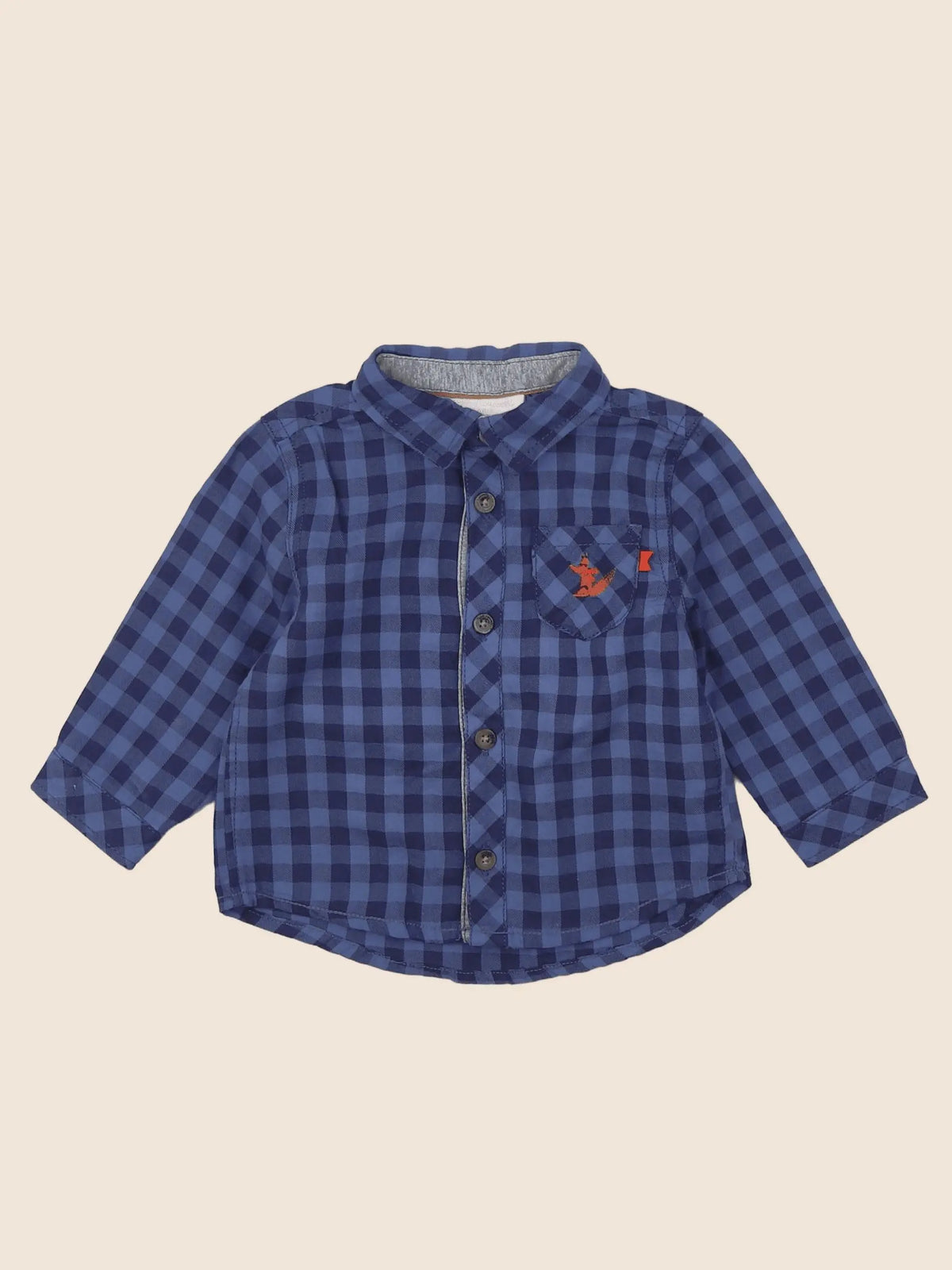Cadet Rousselle - chemise bleu - 6 mois