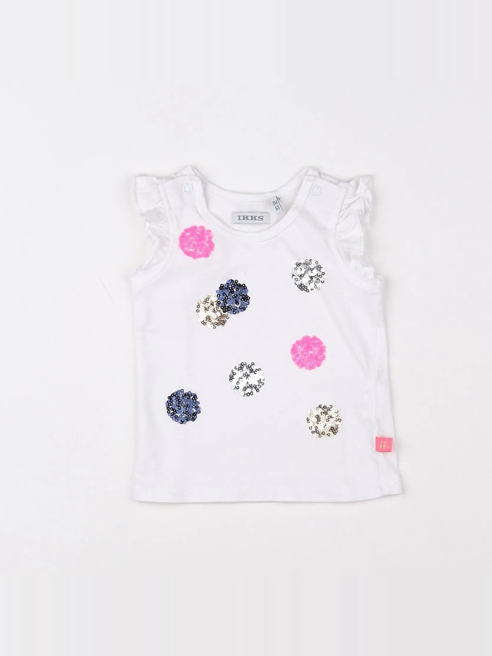 IKKS - tee-shirt blanc - 3 mois