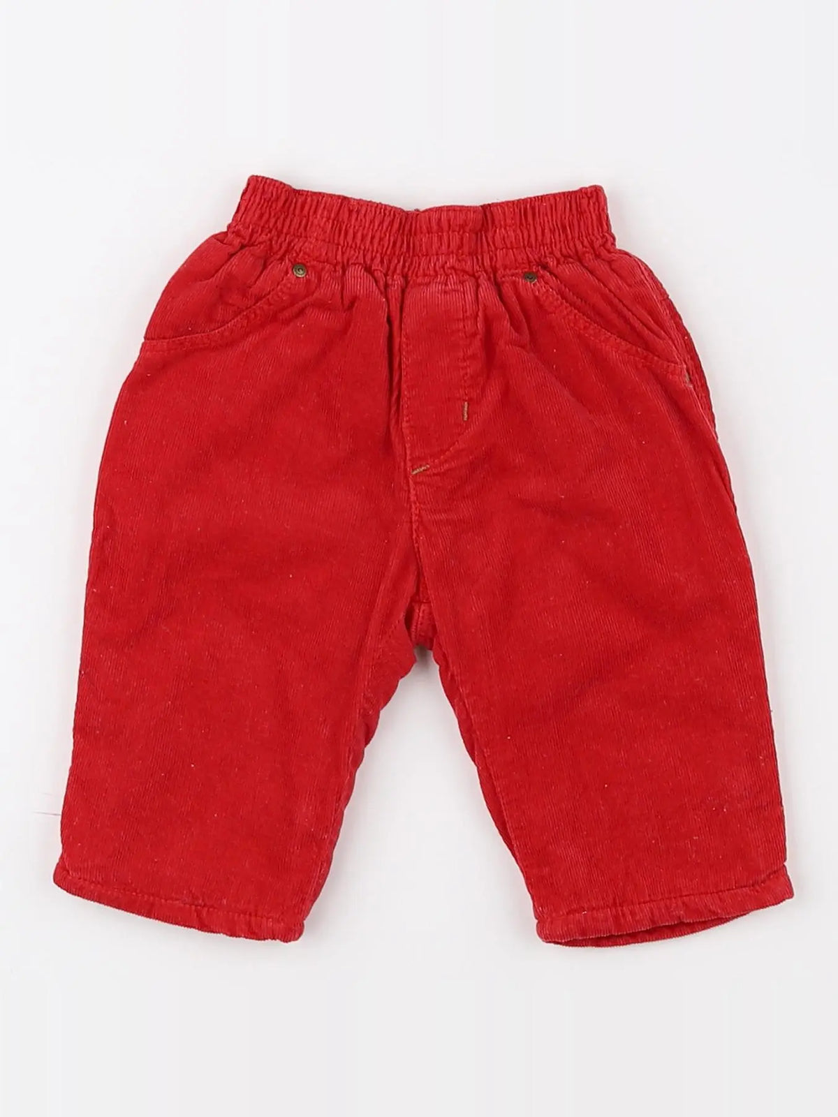Catimini - pantalon doublé rouge - 3 mois