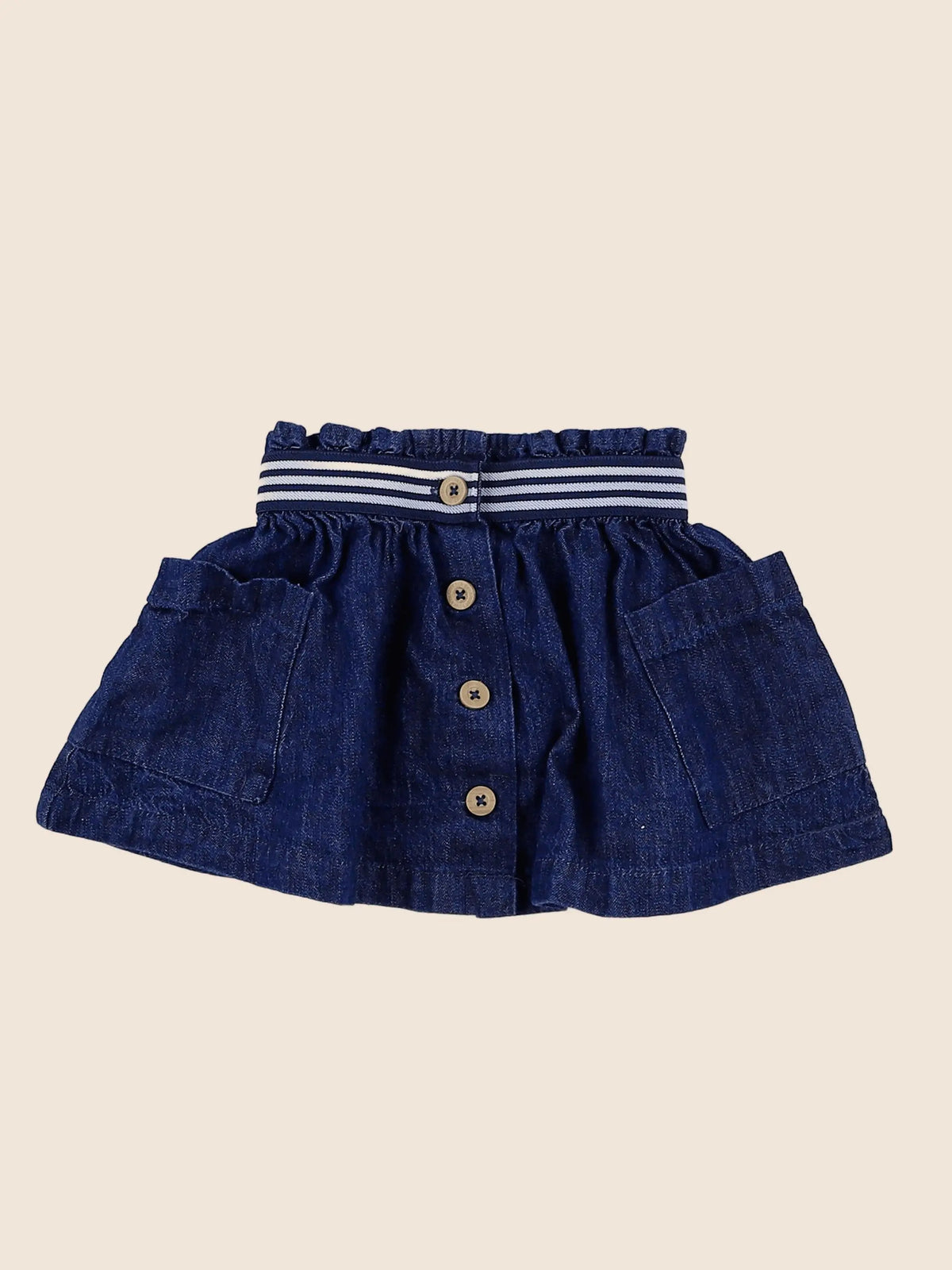 Vertbaudet - jupe bleu - 12 mois