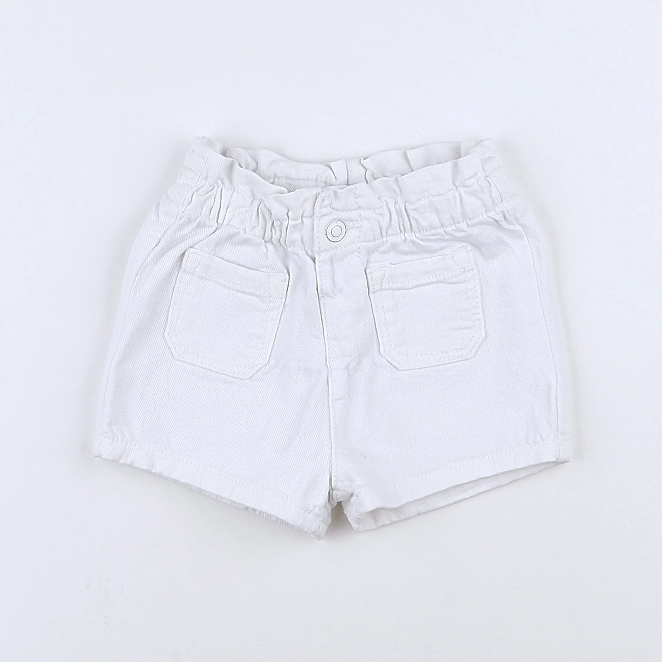 Vertbaudet - short blanc - 9 mois