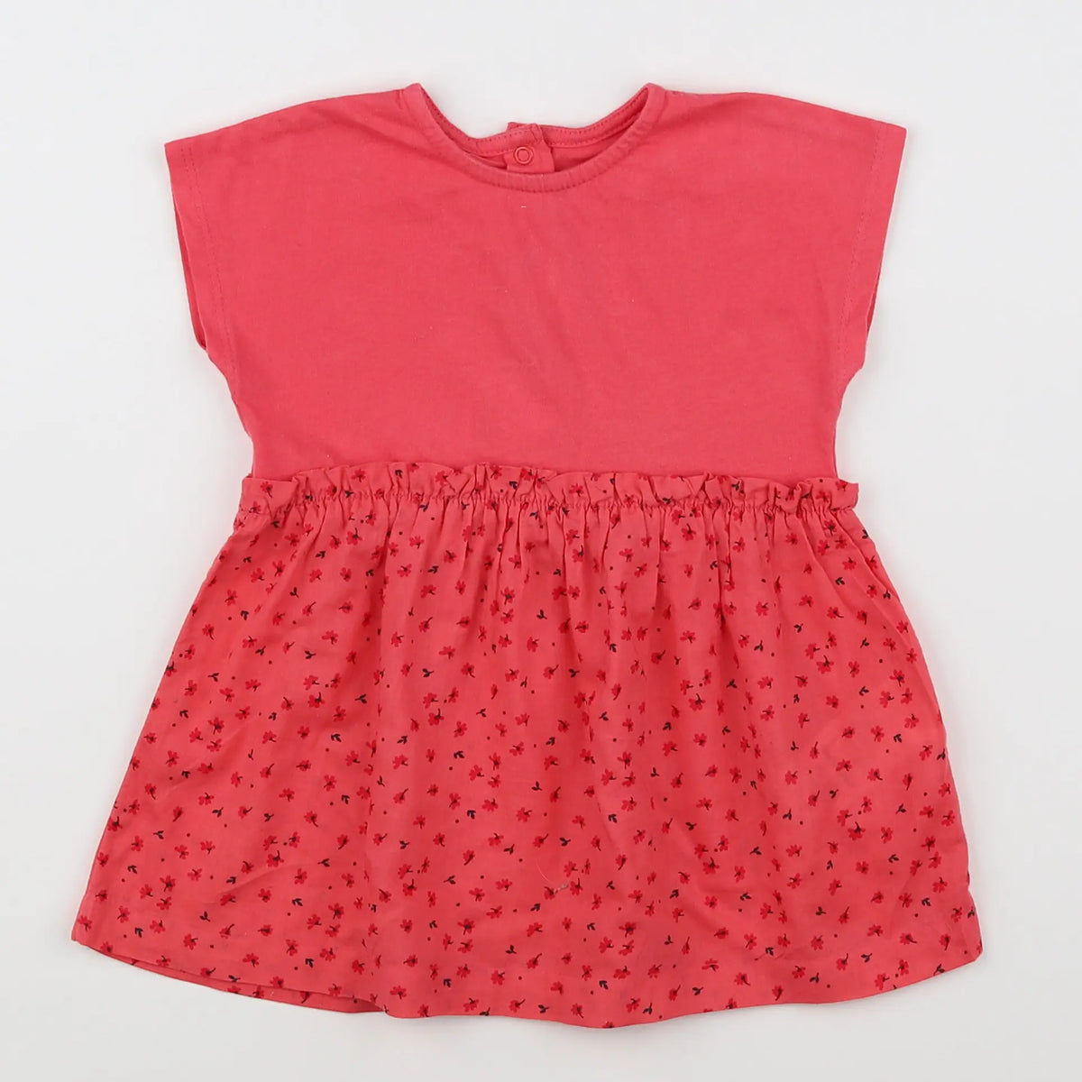 Vertbaudet - robe rose - 12 mois