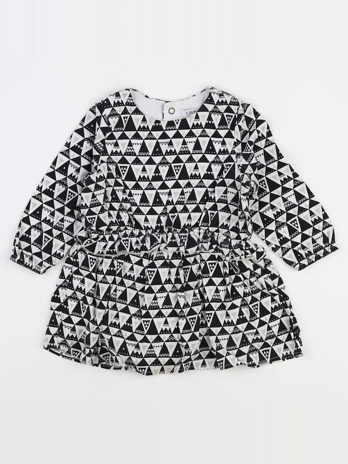 IKKS - robe blanc, noir - 12 mois