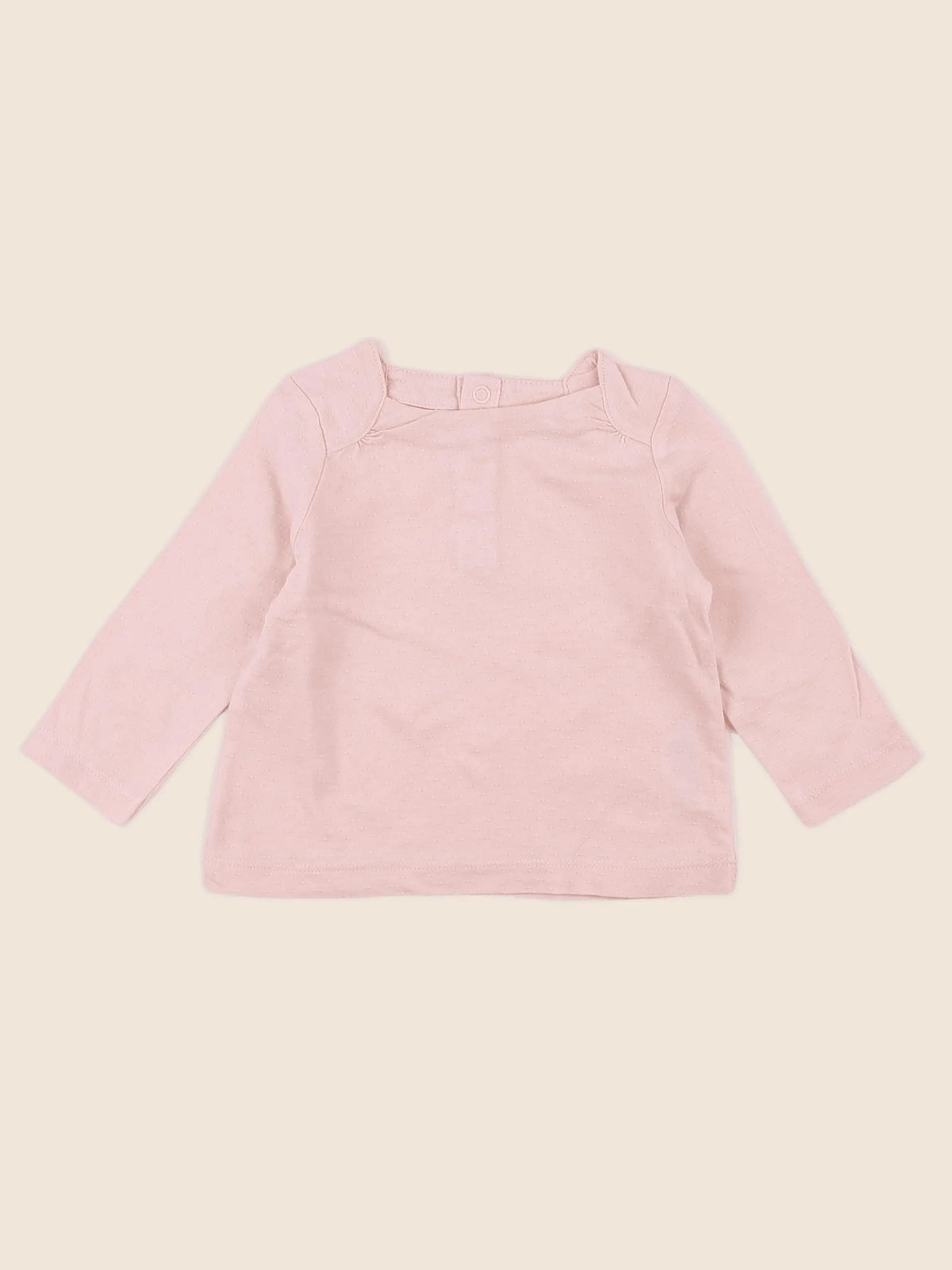 Natalys - tee-shirt rose - 9 mois