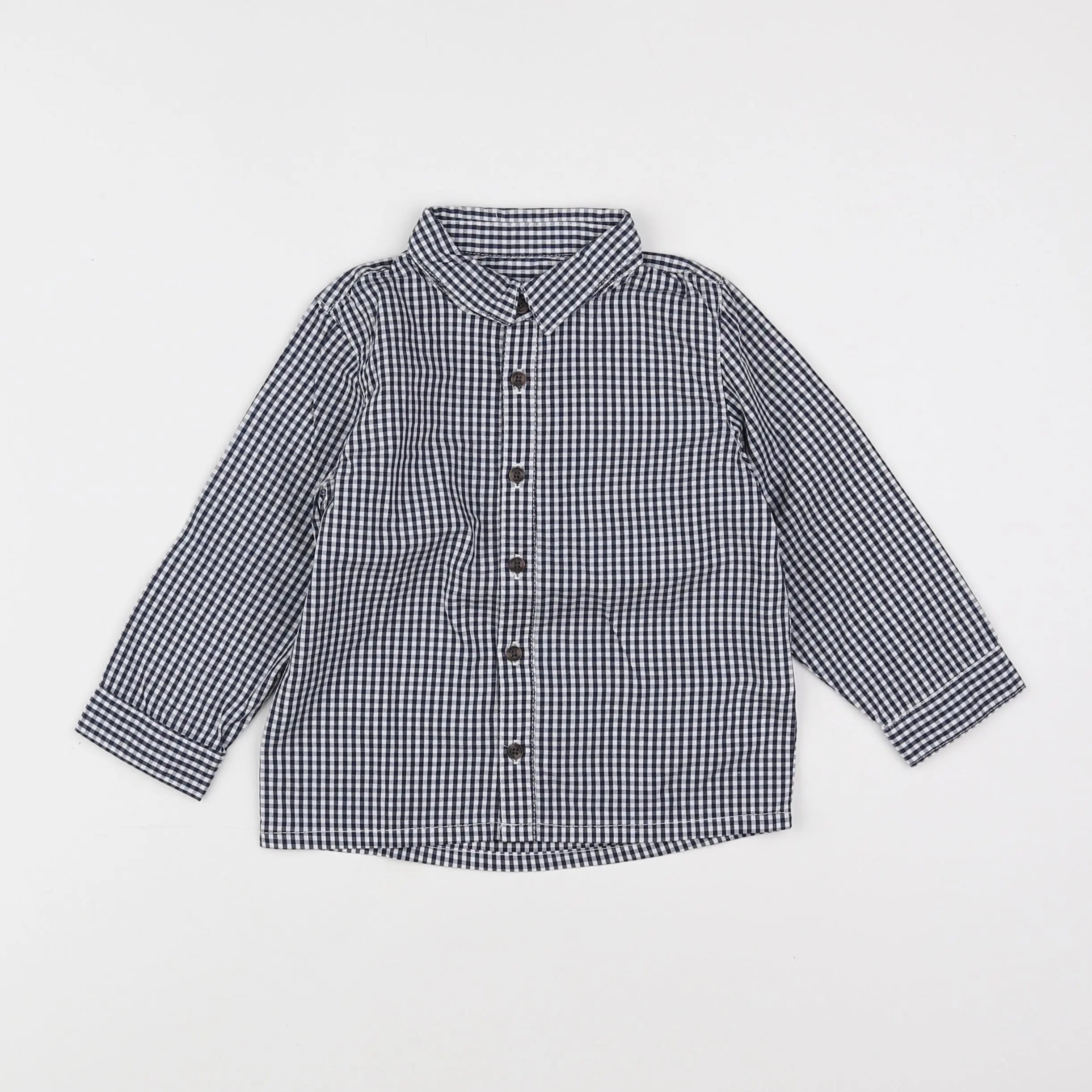 Vertbaudet - chemise bleu - 18 mois