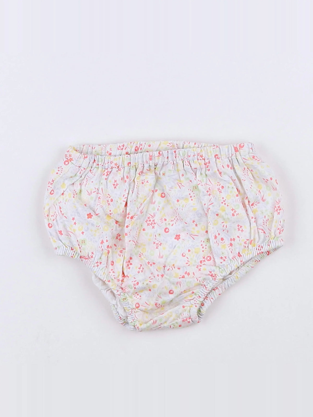 Cadet Rousselle - bloomer jaune, blanc - 12 mois